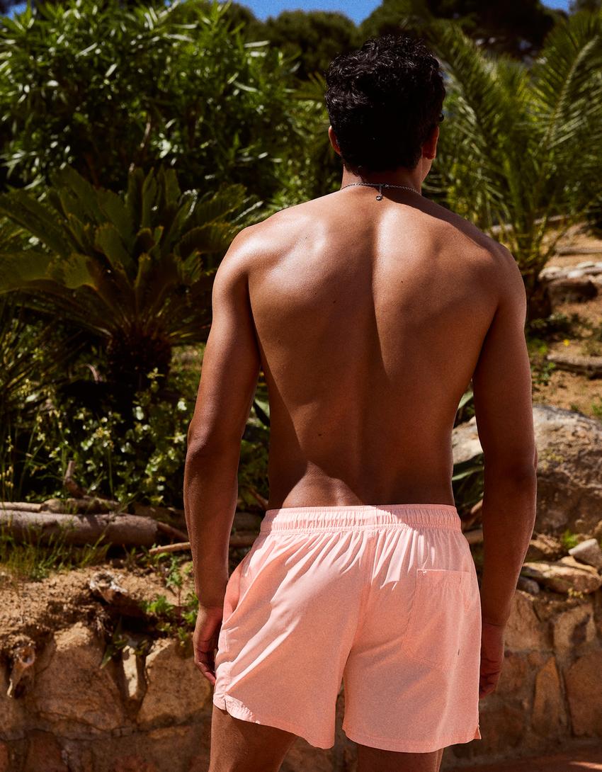 Maillot de bain basique-Saumon