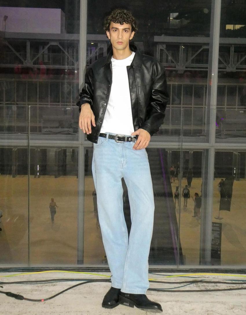 Jeans baggy tachas-Azul lavado