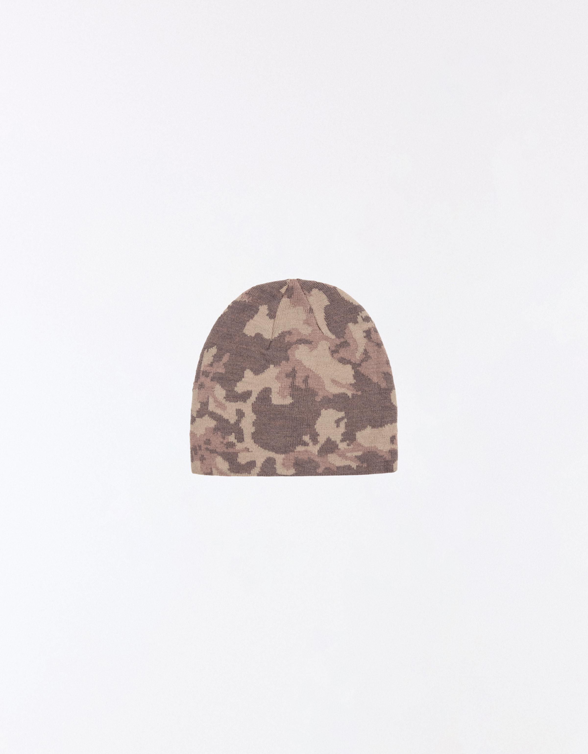 Printed beanie — Khaki