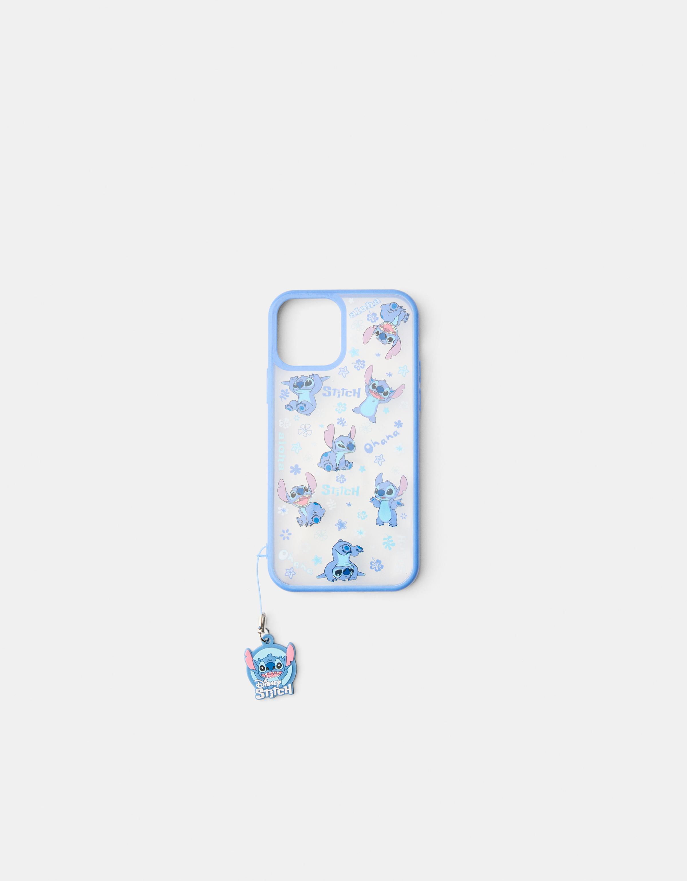 Bershka Iphone-Handyhülle Lilo & Stitch Damen Iphone 14 Blau