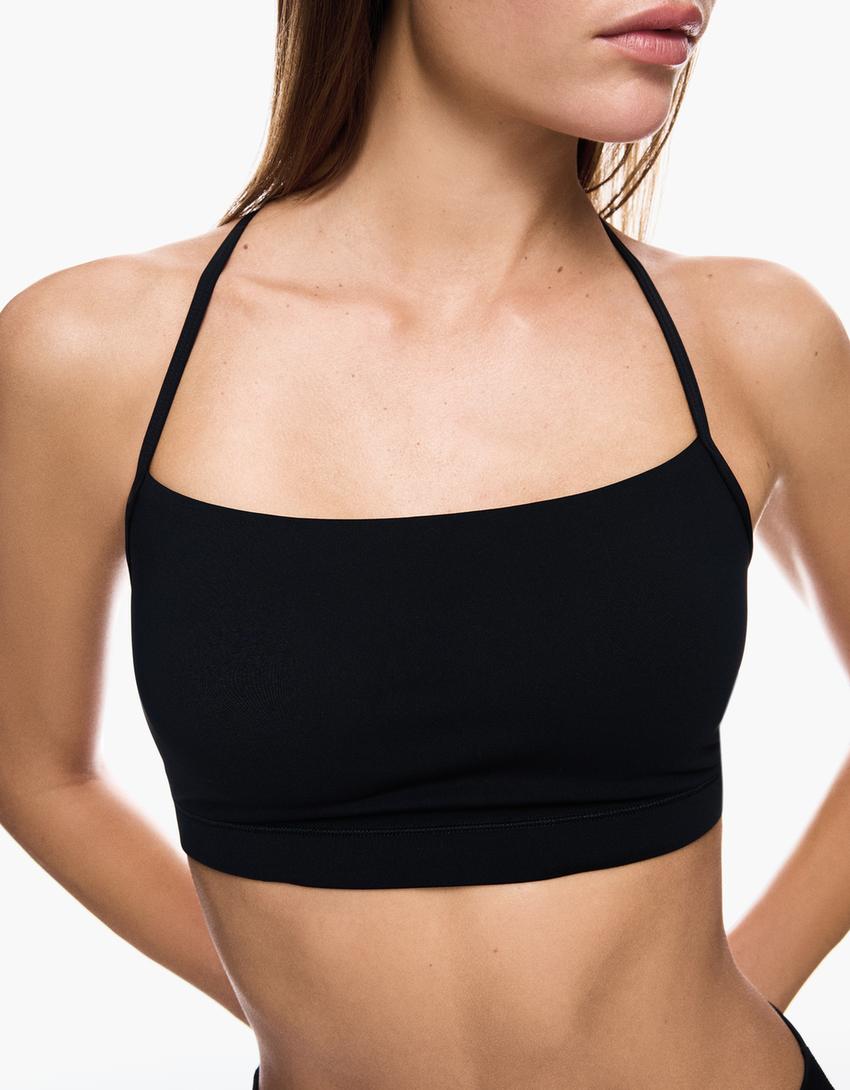 Top de tirants quick dry & breathable-Negre-2