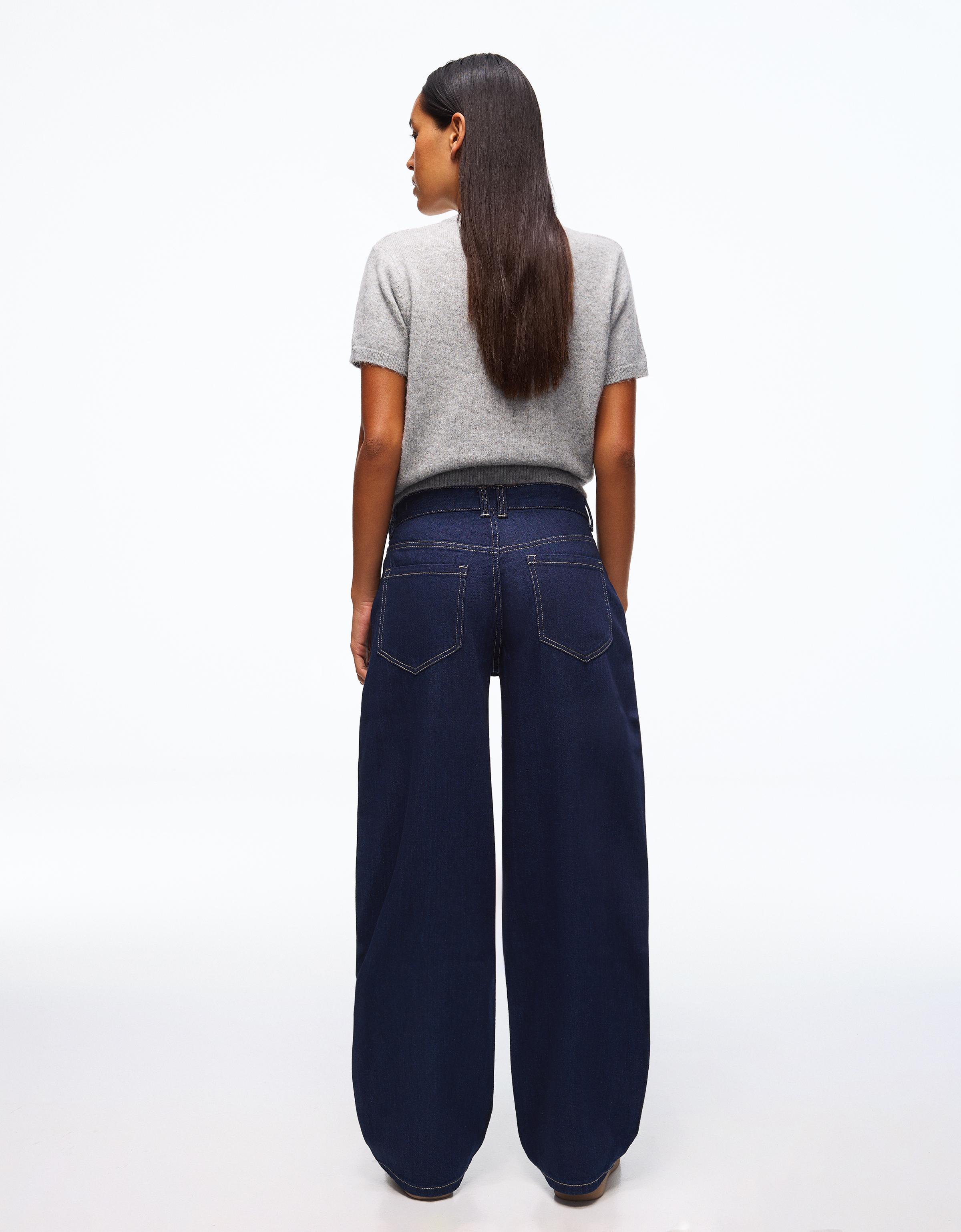 Düşük bel baggy barrel fit jean - Görsel 119