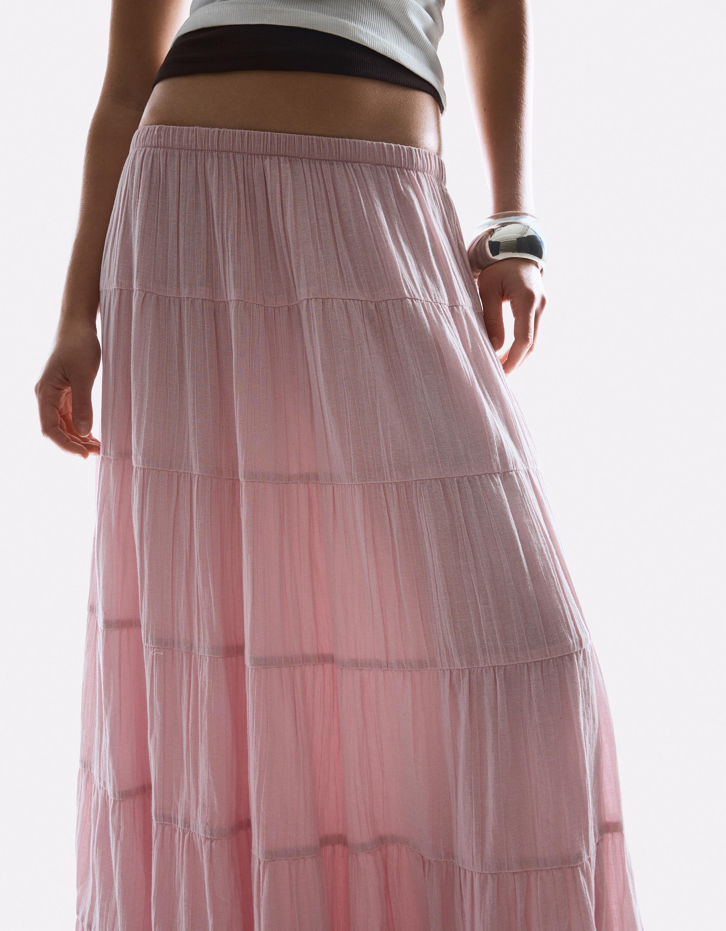 Maxi boho skirt - Women | Bershka