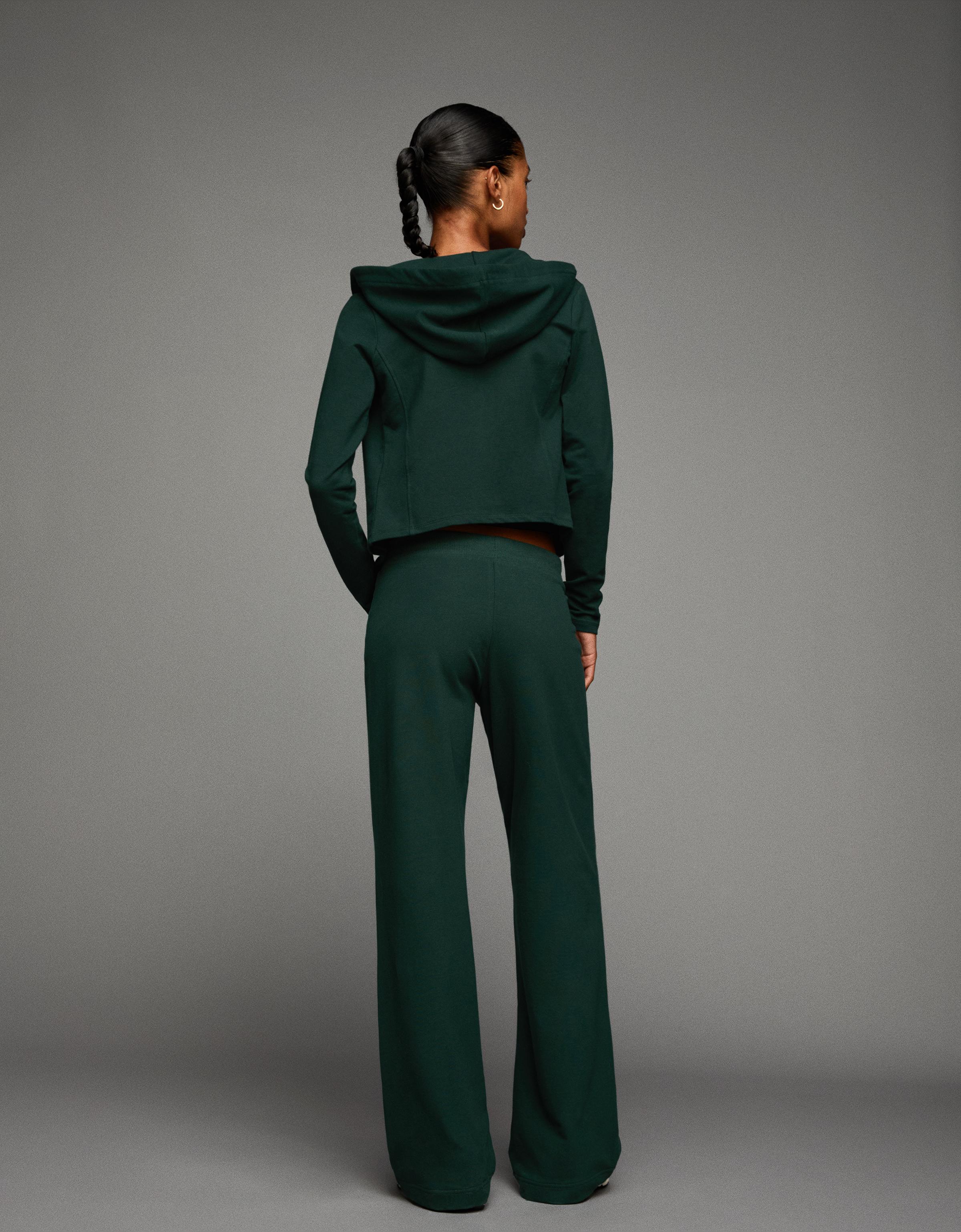 Bershka Sweatshirt Jacke Mit Kapuze Damen Xs Grün