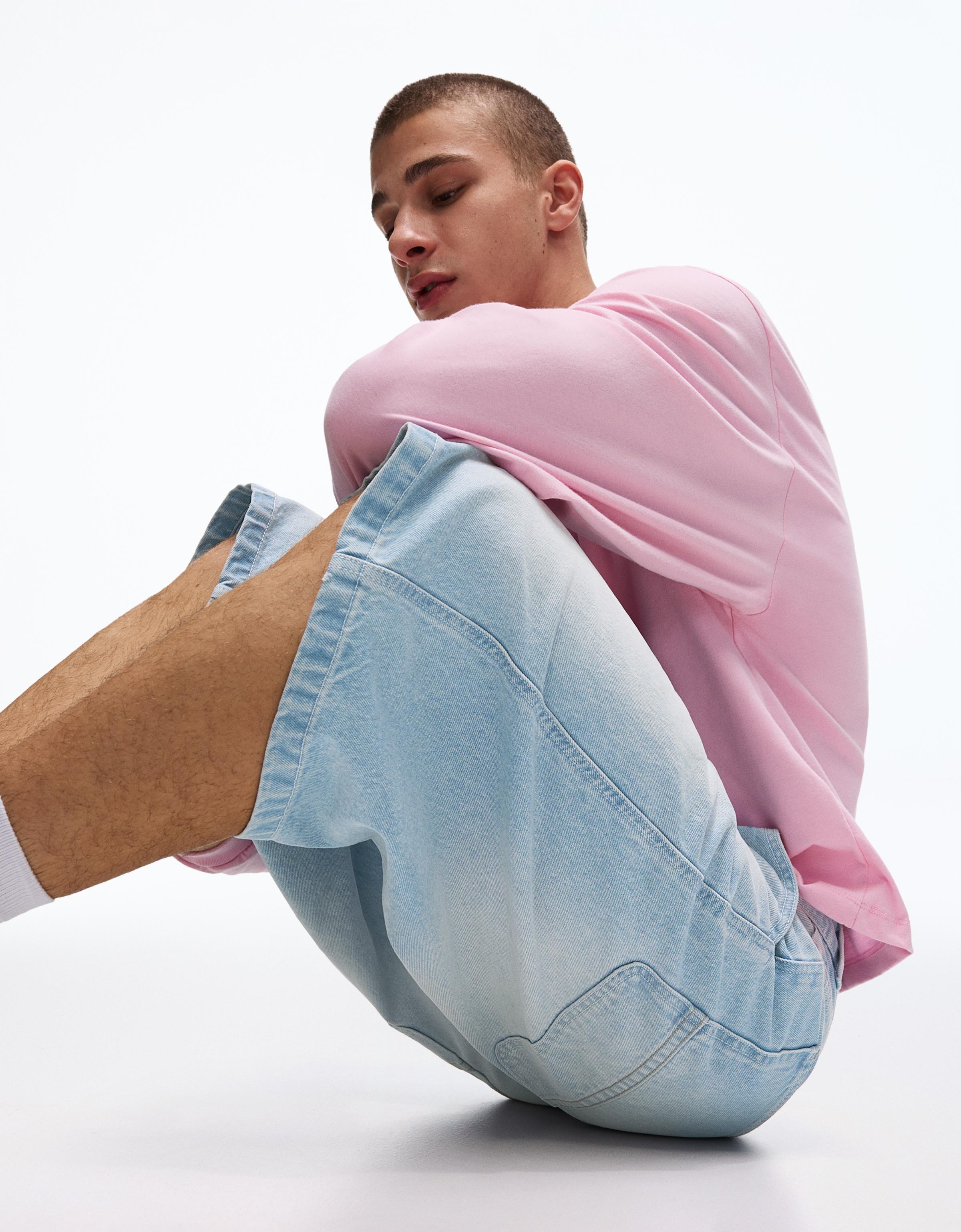 Skater denim bermuda - Görsel 26