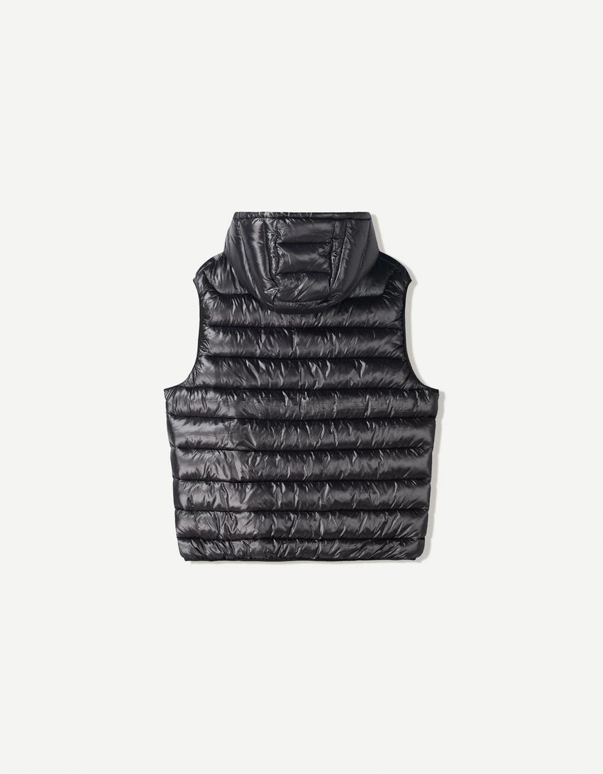 Chaleco acolchado ligero-Negro-5