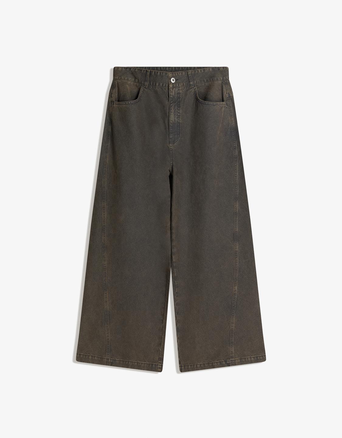 Pantalón megabaggy encerado