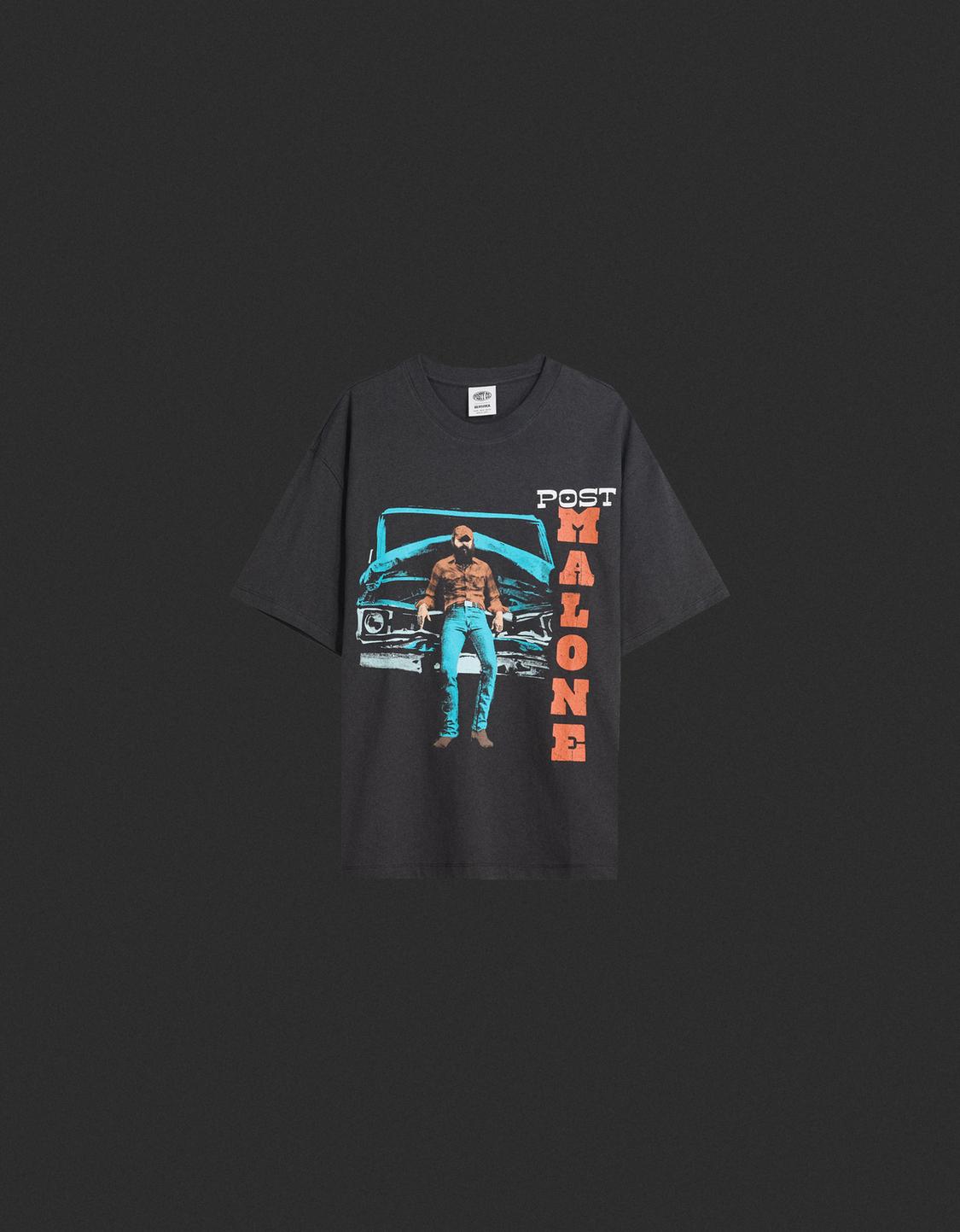 Post Malone print short-sleeve T-shirt