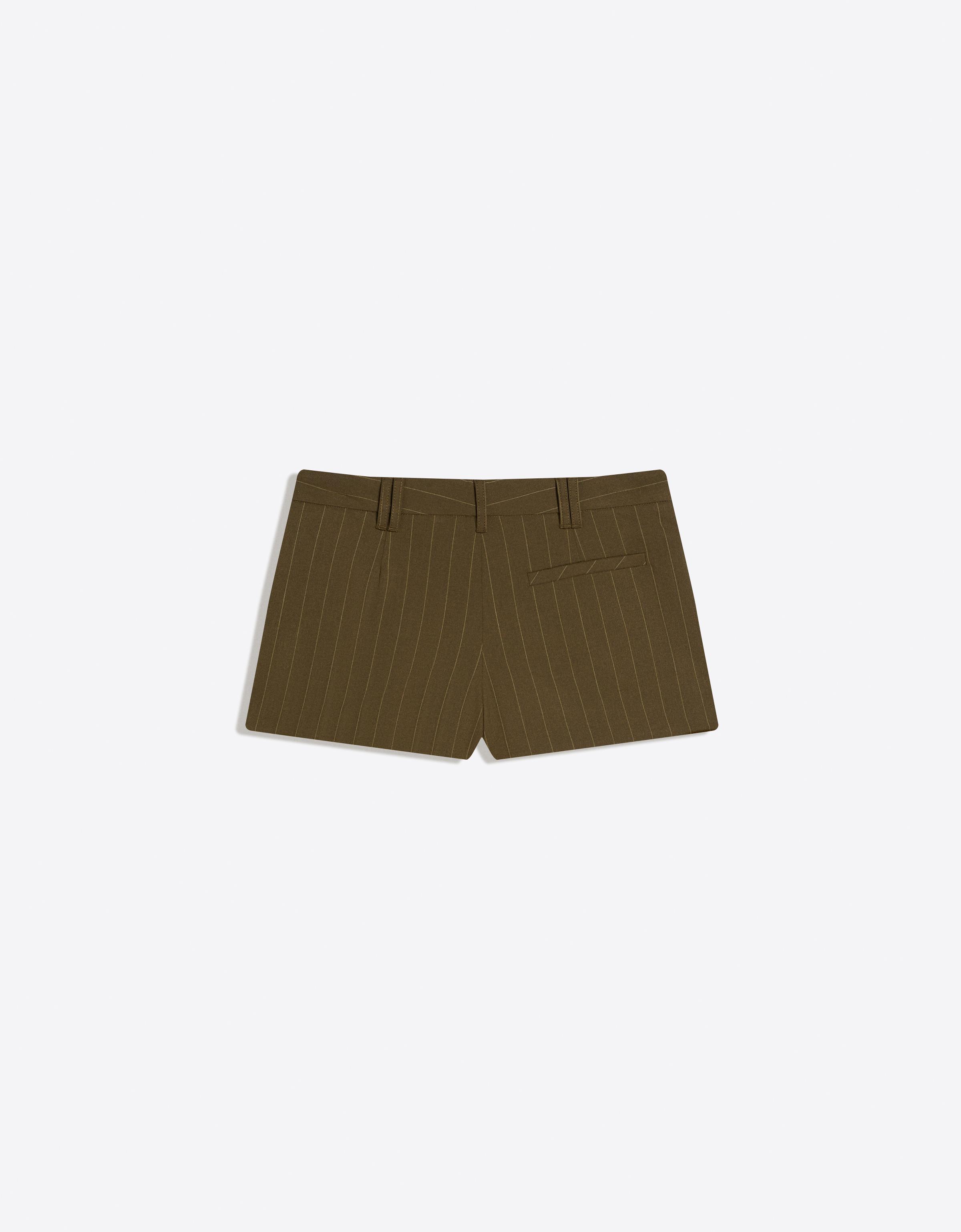 Mini shorts with belt loops