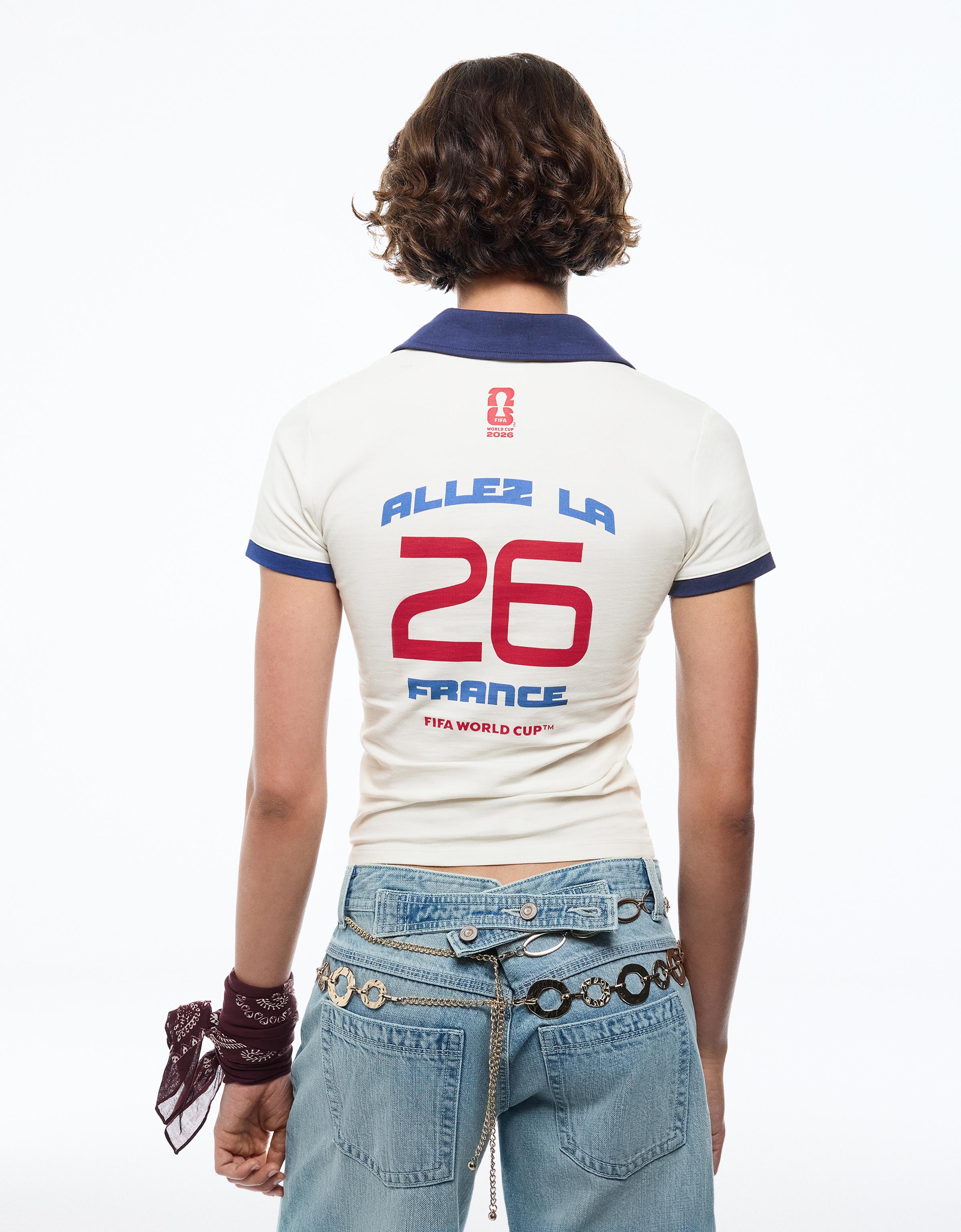 Fitted France FIFA WORLD CUP™ polo shirt — Off white