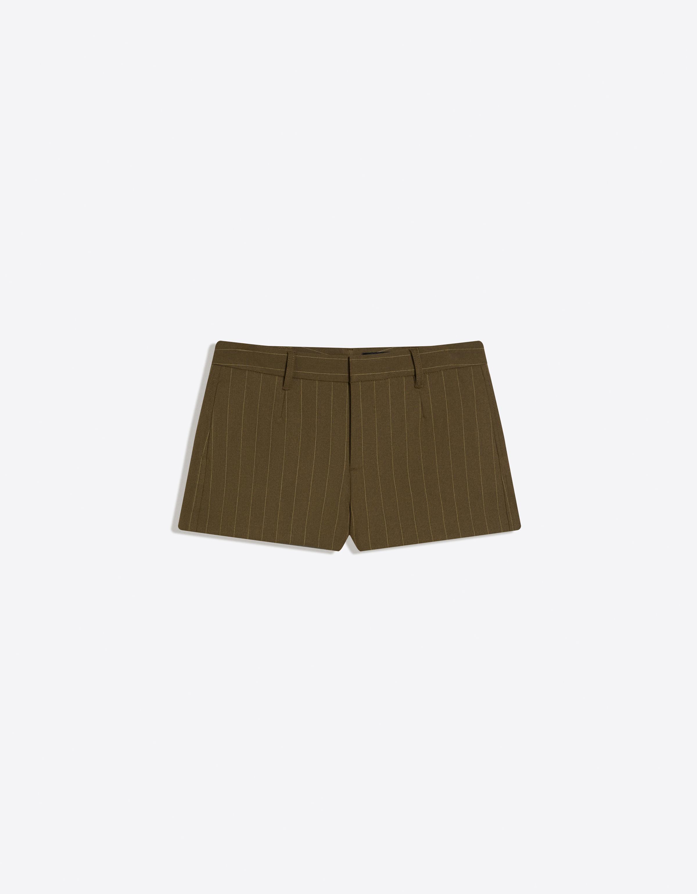 Mini shorts with belt loops