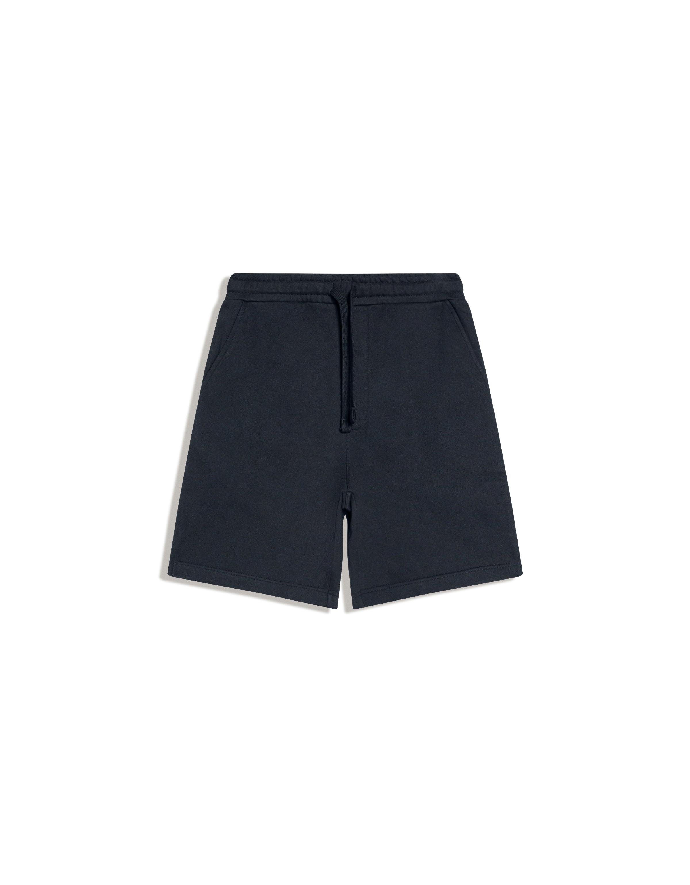 Plush Bermuda shorts — Navy