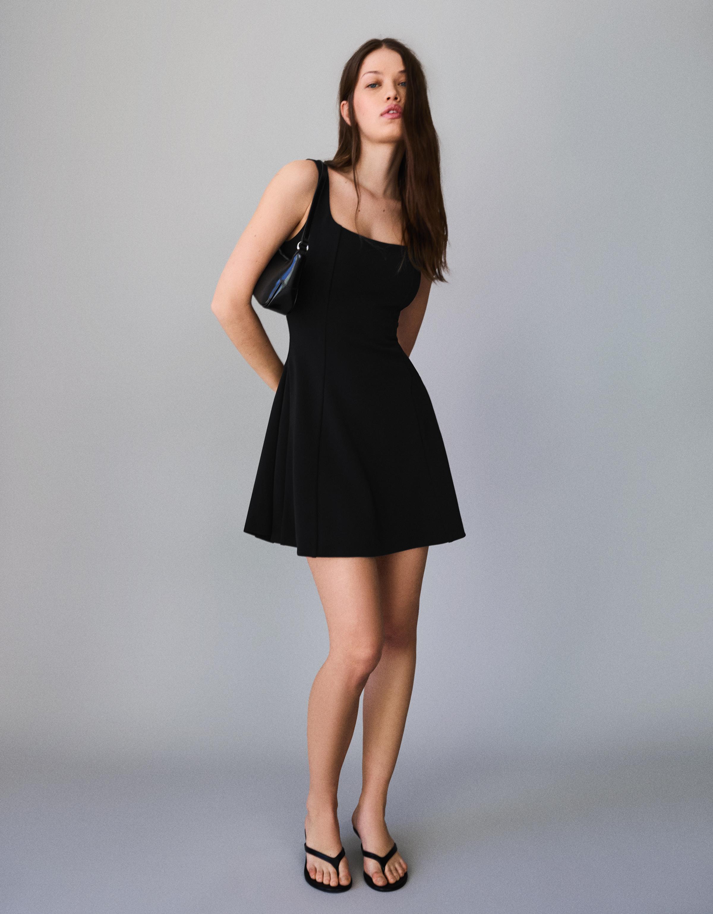 Robe Jupe Évasée L Noir