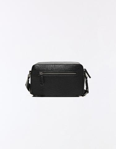 Embossed star crossbody bag — Black 2