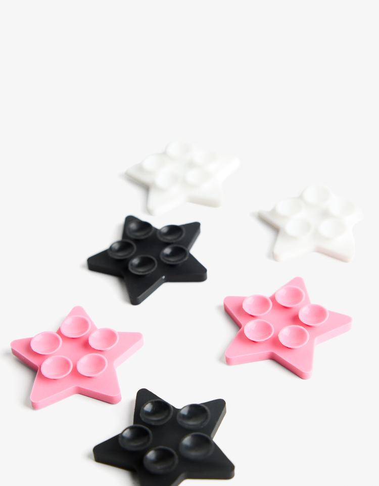 Pack 6 ventosas estrella