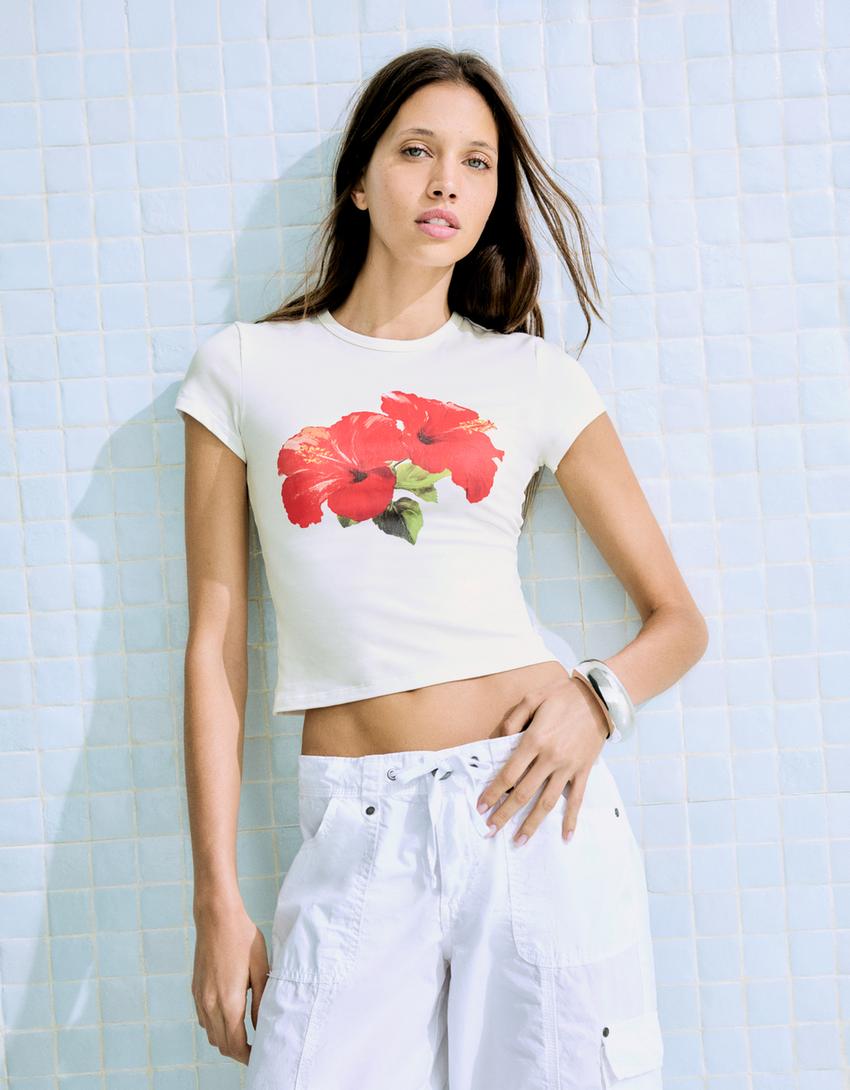 Short sleeve T-shirt-Off white