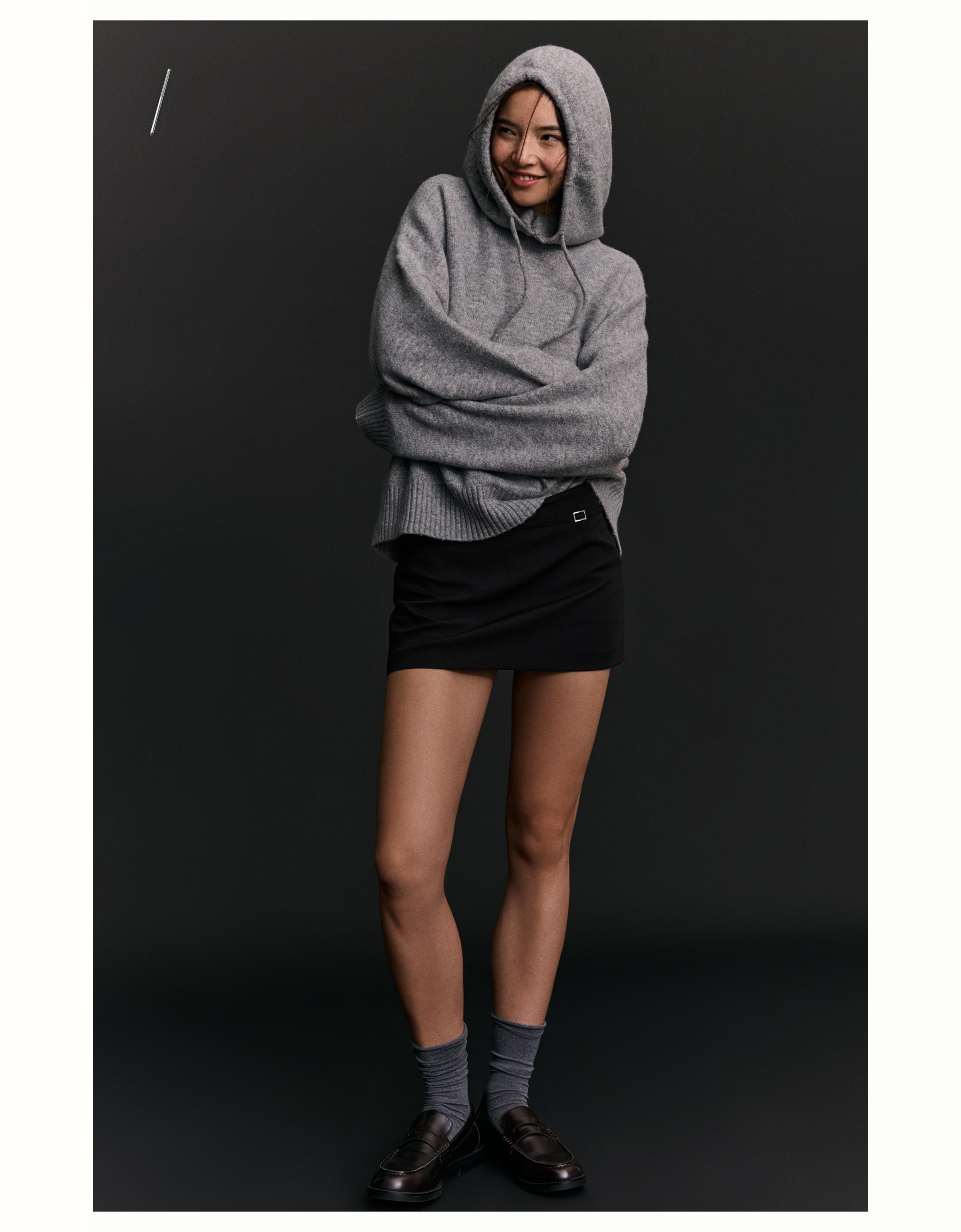 Tokalı mini şort etek - Görsel 18