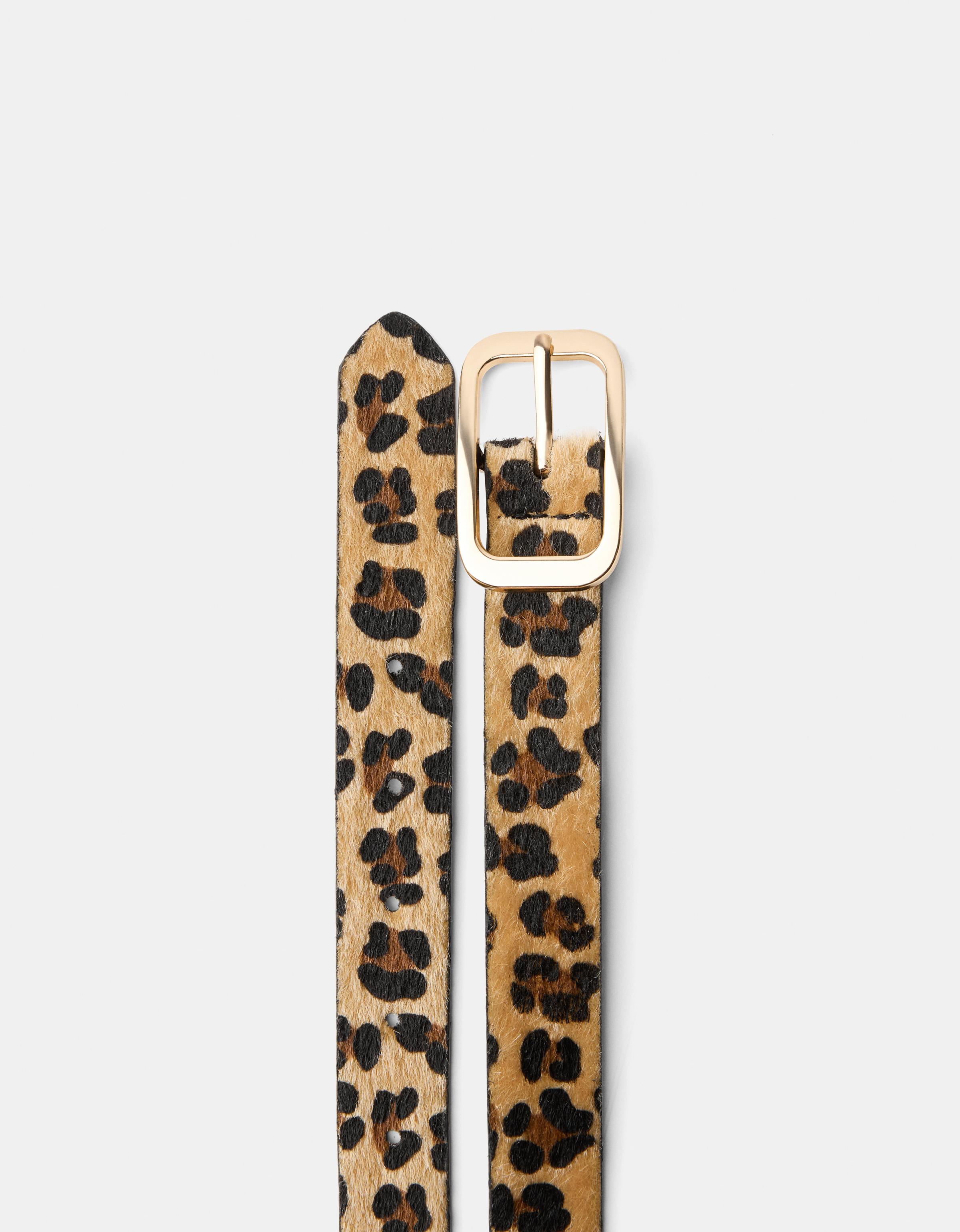 【BERSHKA】ANIMAL BUCKLED Belt ベルシュカ ベルト Animal print belt with buckle - Accessories - BSK Teen | Bershka