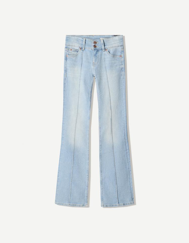 Jeans bootcut low rise