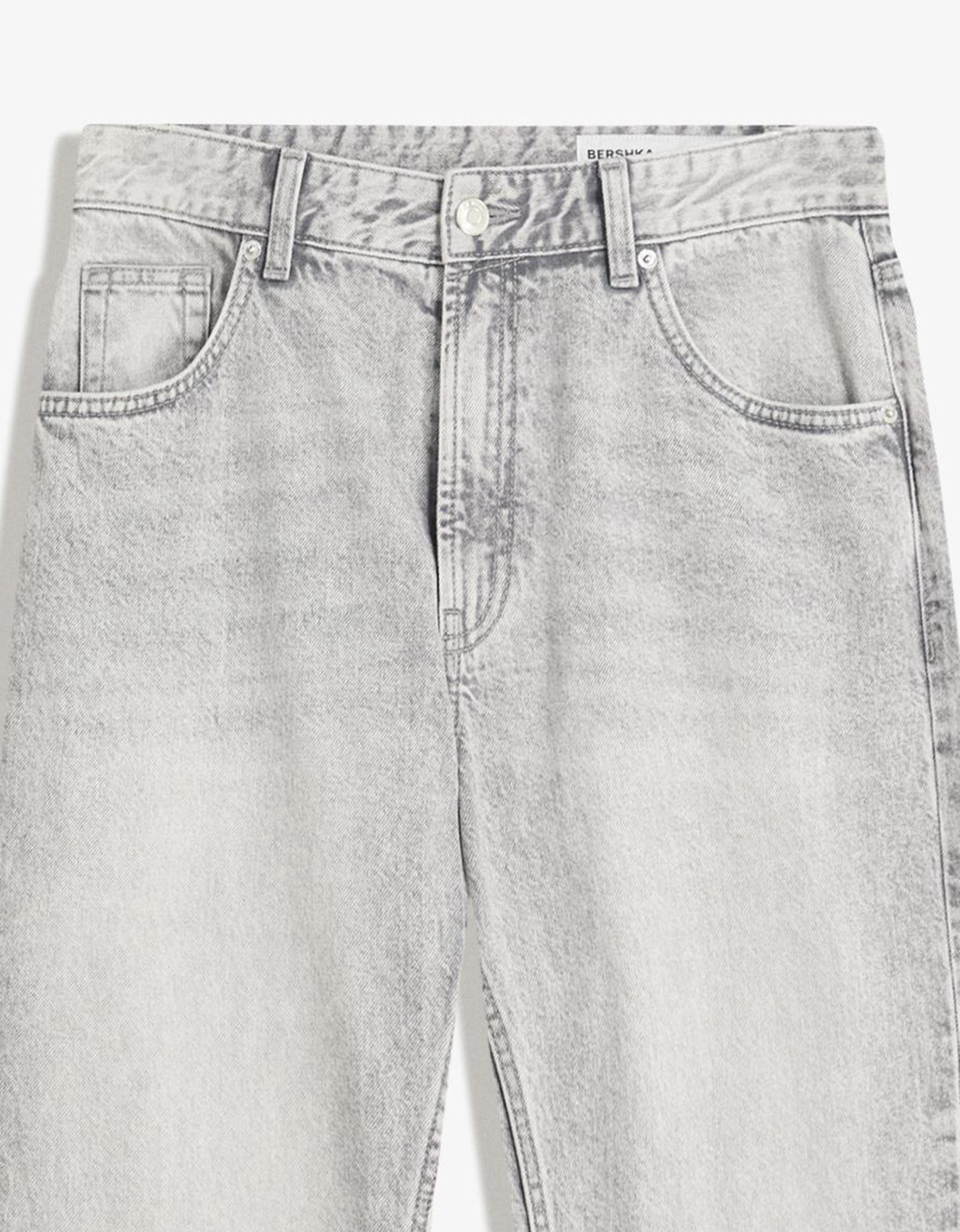Straight-fit flared jeans — Grey