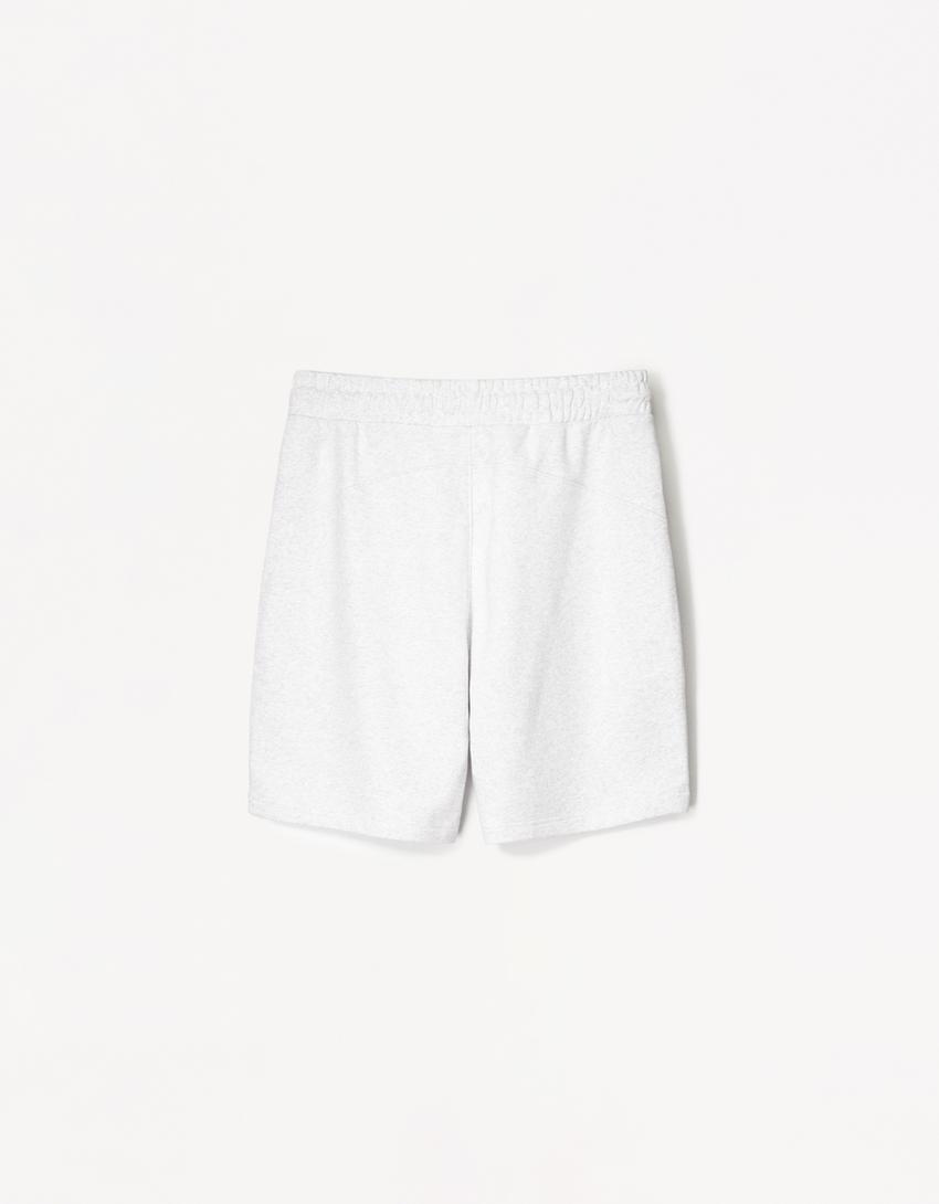 Plush bermuda shorts