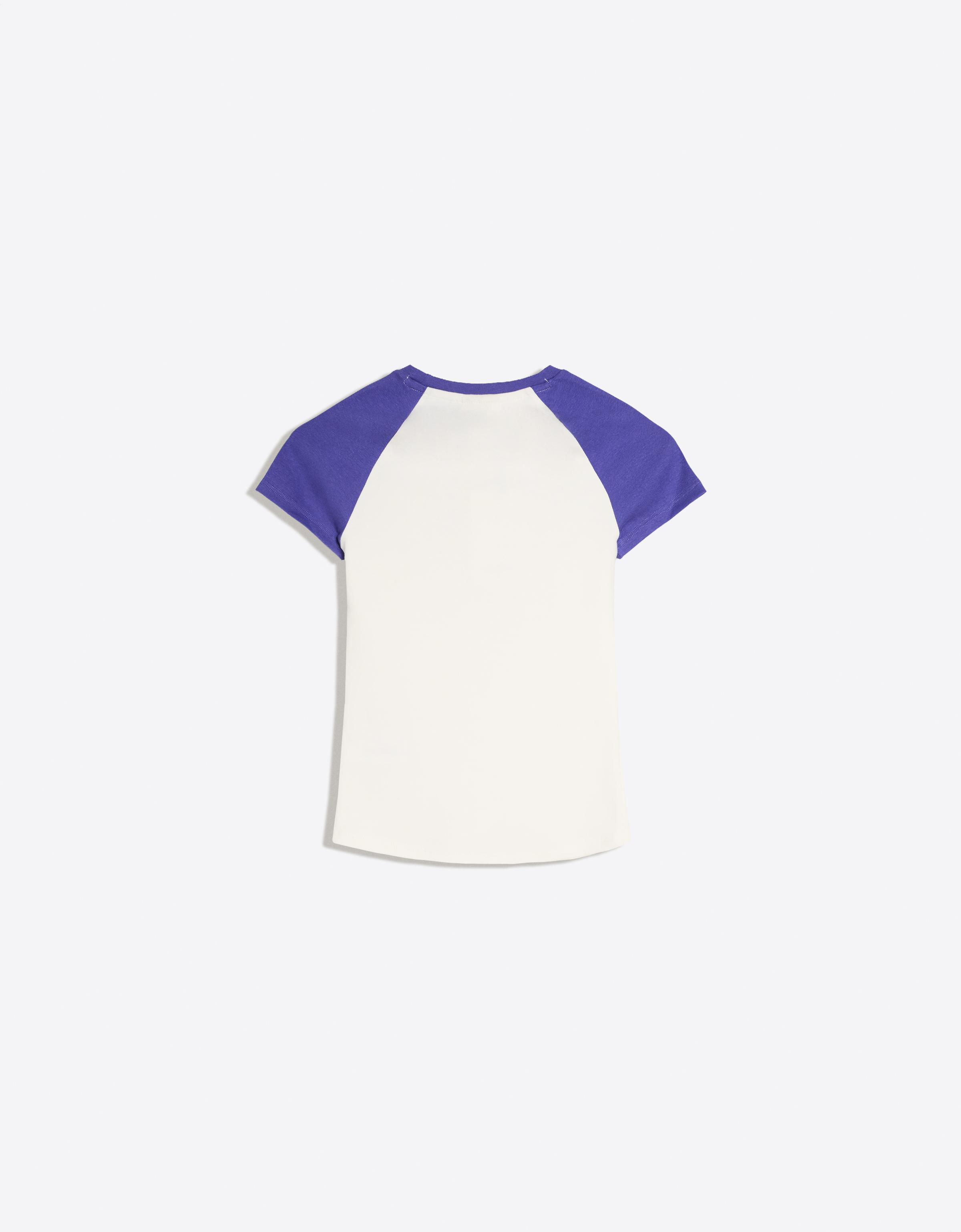Fitted raglan T-shirt — Violet