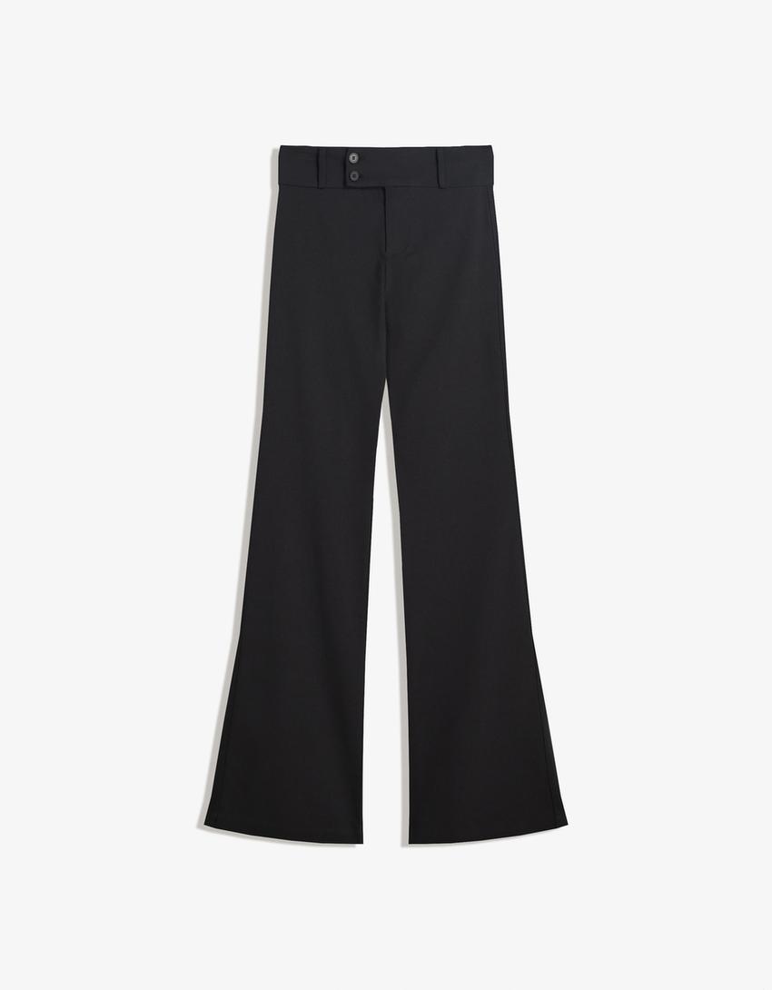 Bengaline trousers-Black-3