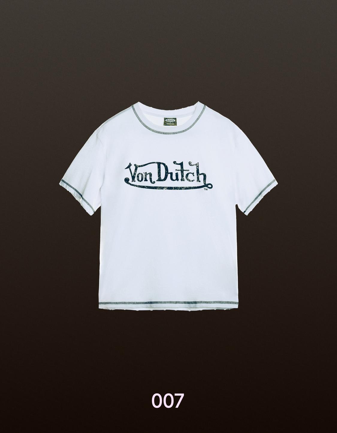 Von Dutch print short-sleeve T-shirt