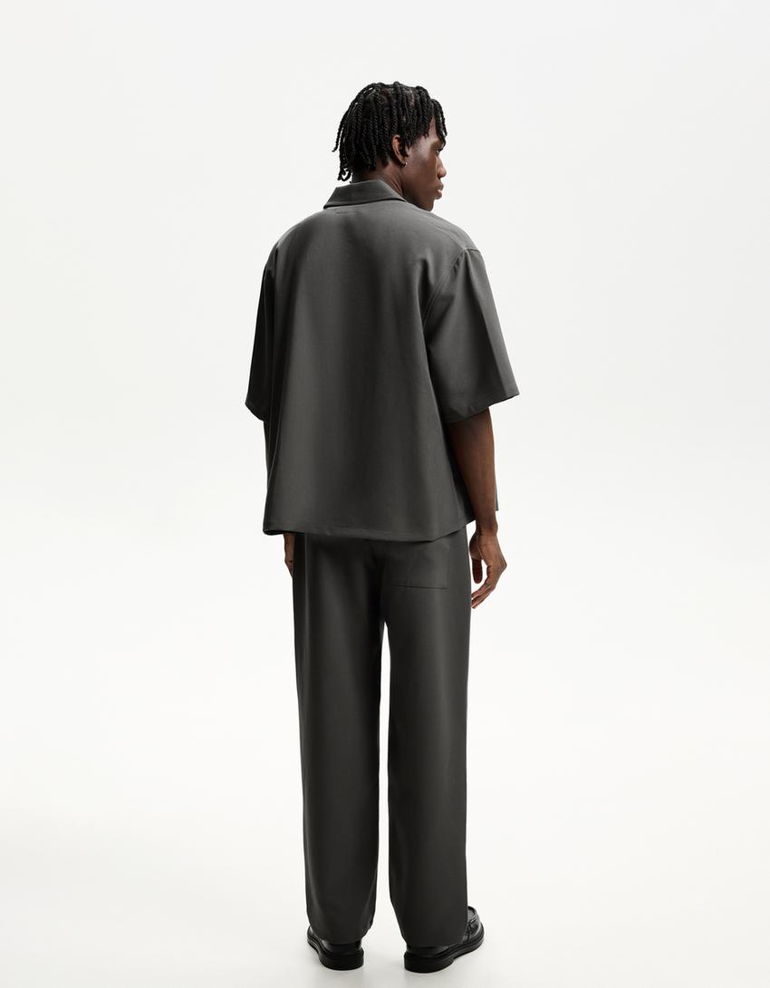 Straight fit tailored sweatpants
