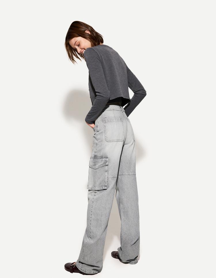 Straight kargo jean