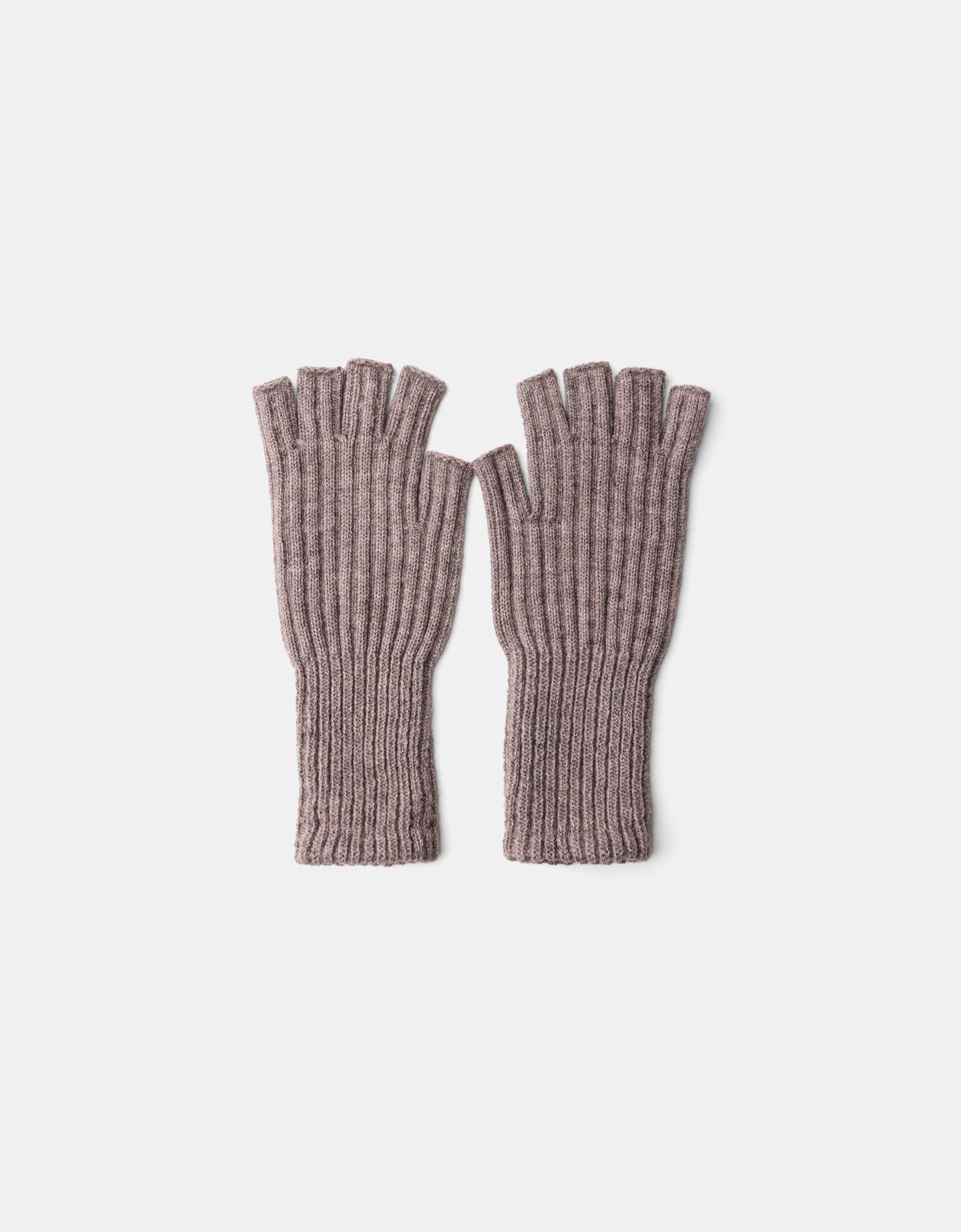 Bershka Guantes Mitones Largos Hombre Marrón