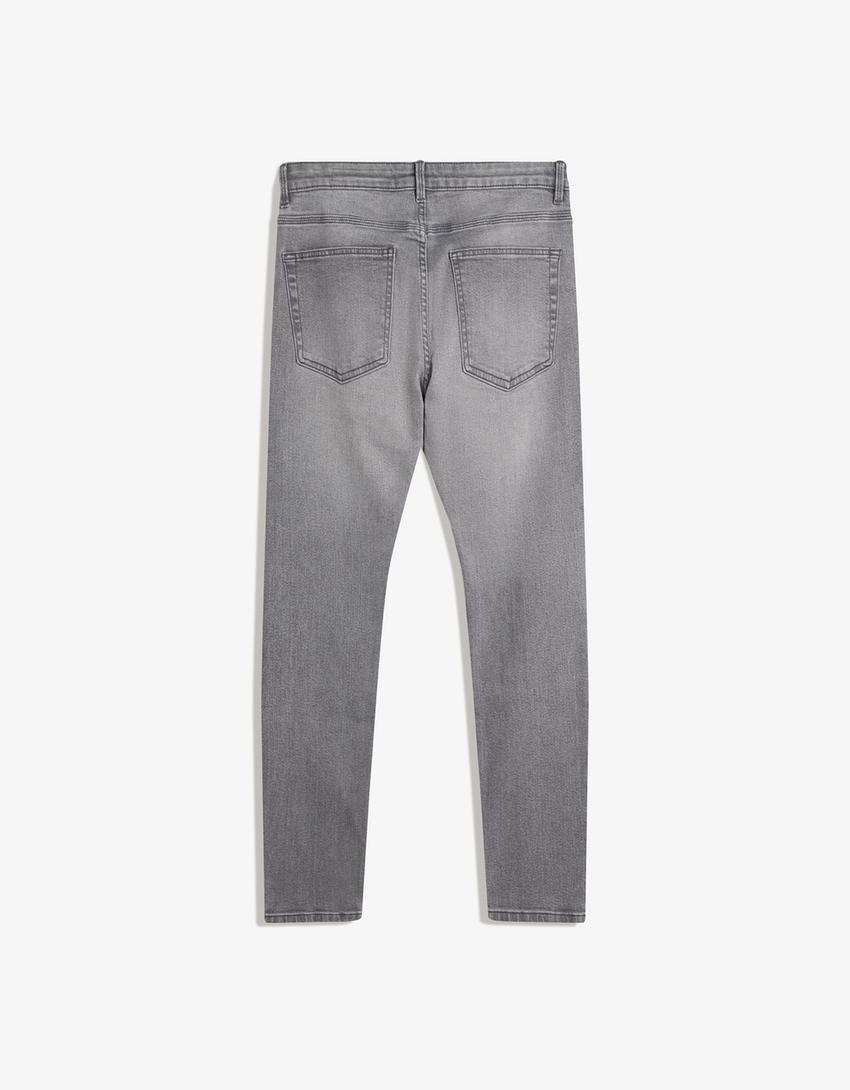 Skinny jeans-Dark grey-1