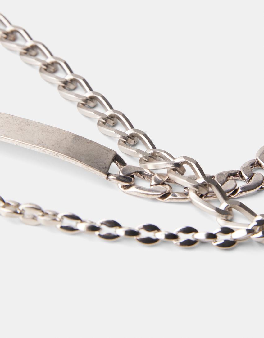 Lot 3 bracelets-Argent-2