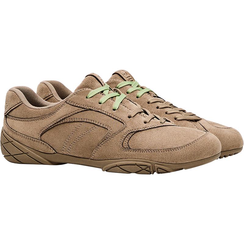Flat sole trainers — TAUPE