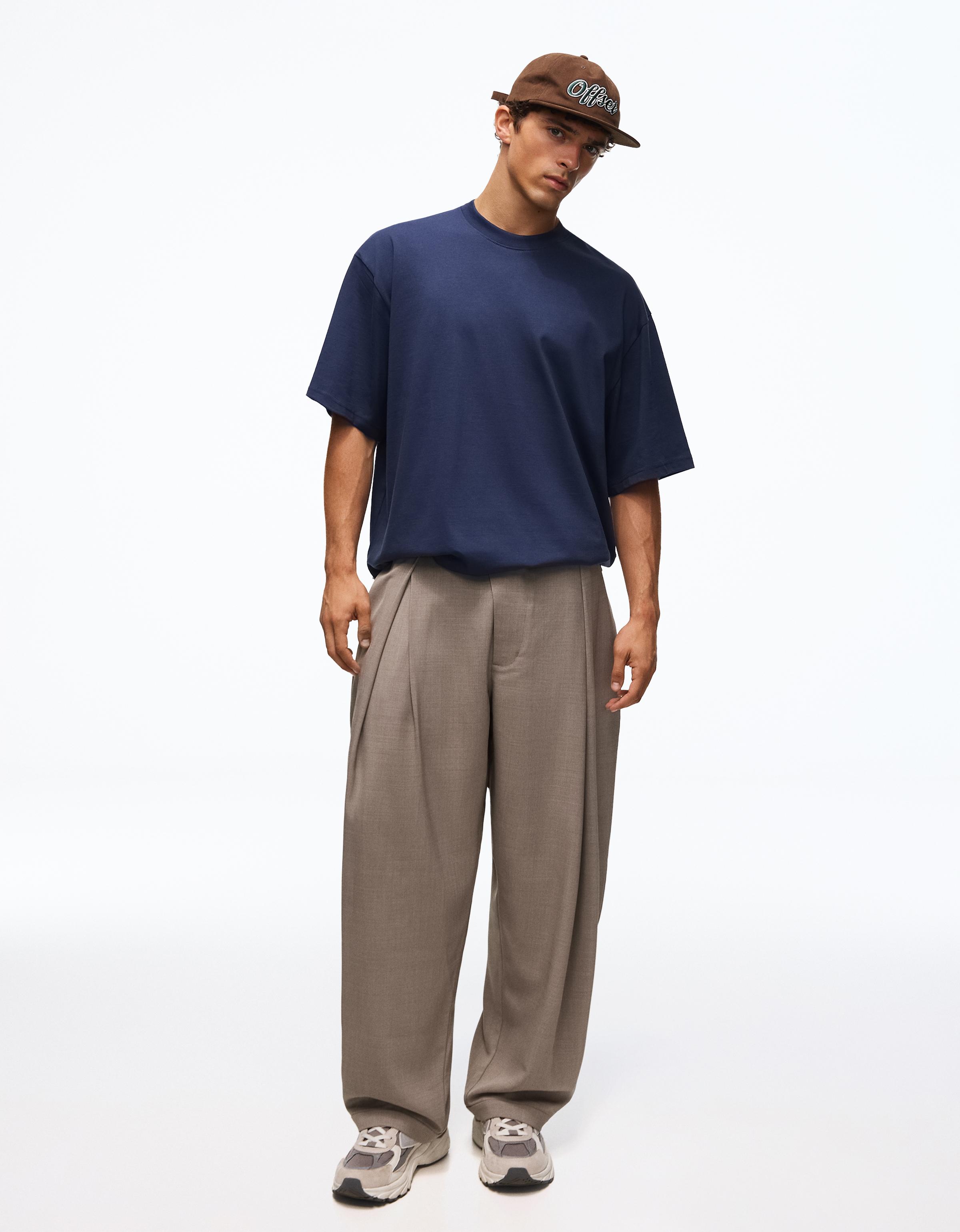 Bershka Tailored fit baggy pantolon