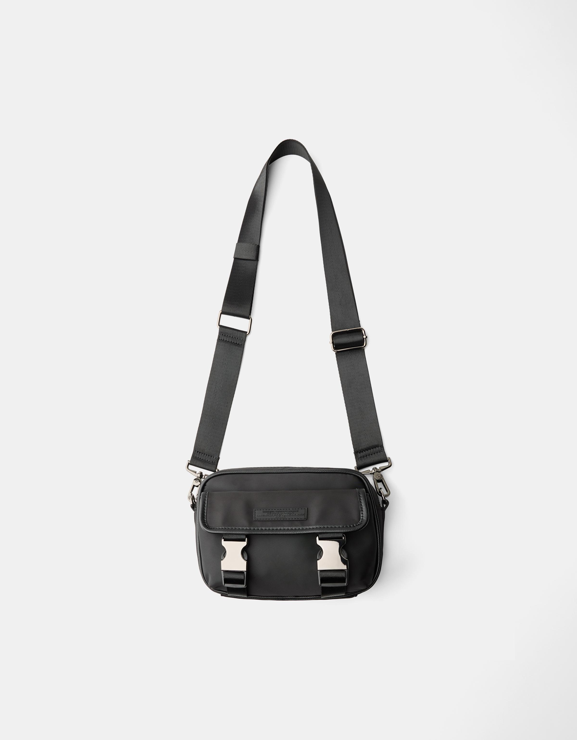 Bershka Crossbody-Tasche Mit Tasche Herren Schwarz