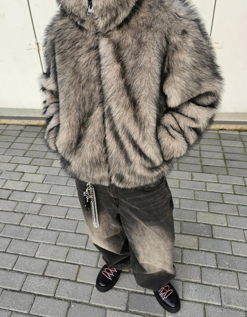 Jeans super baggy fit-Noir