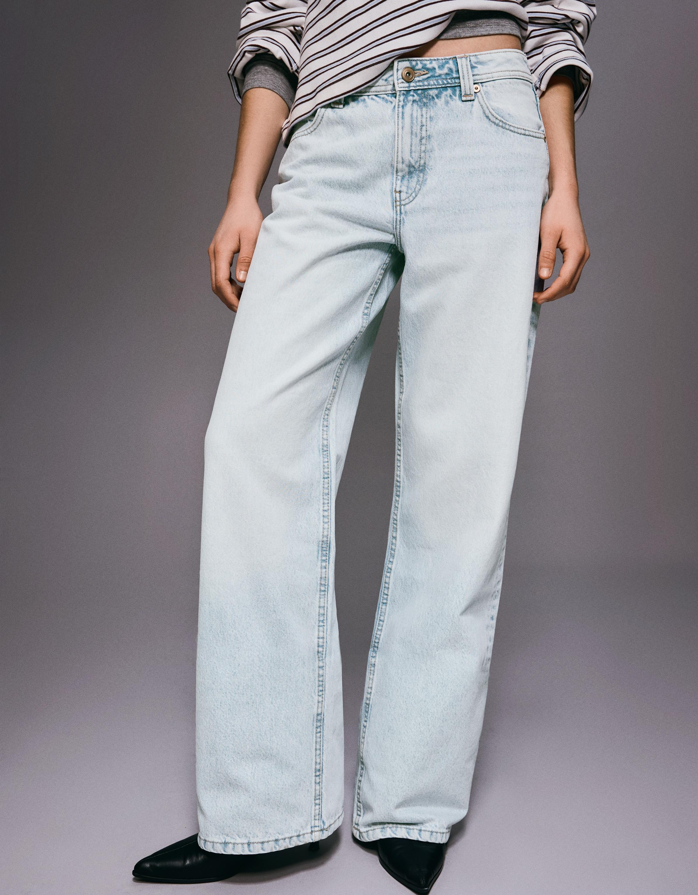 Baggy fit orta bel jean - Görsel 16