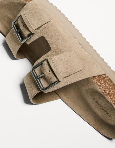 Buckle sandals — TAUPE 4