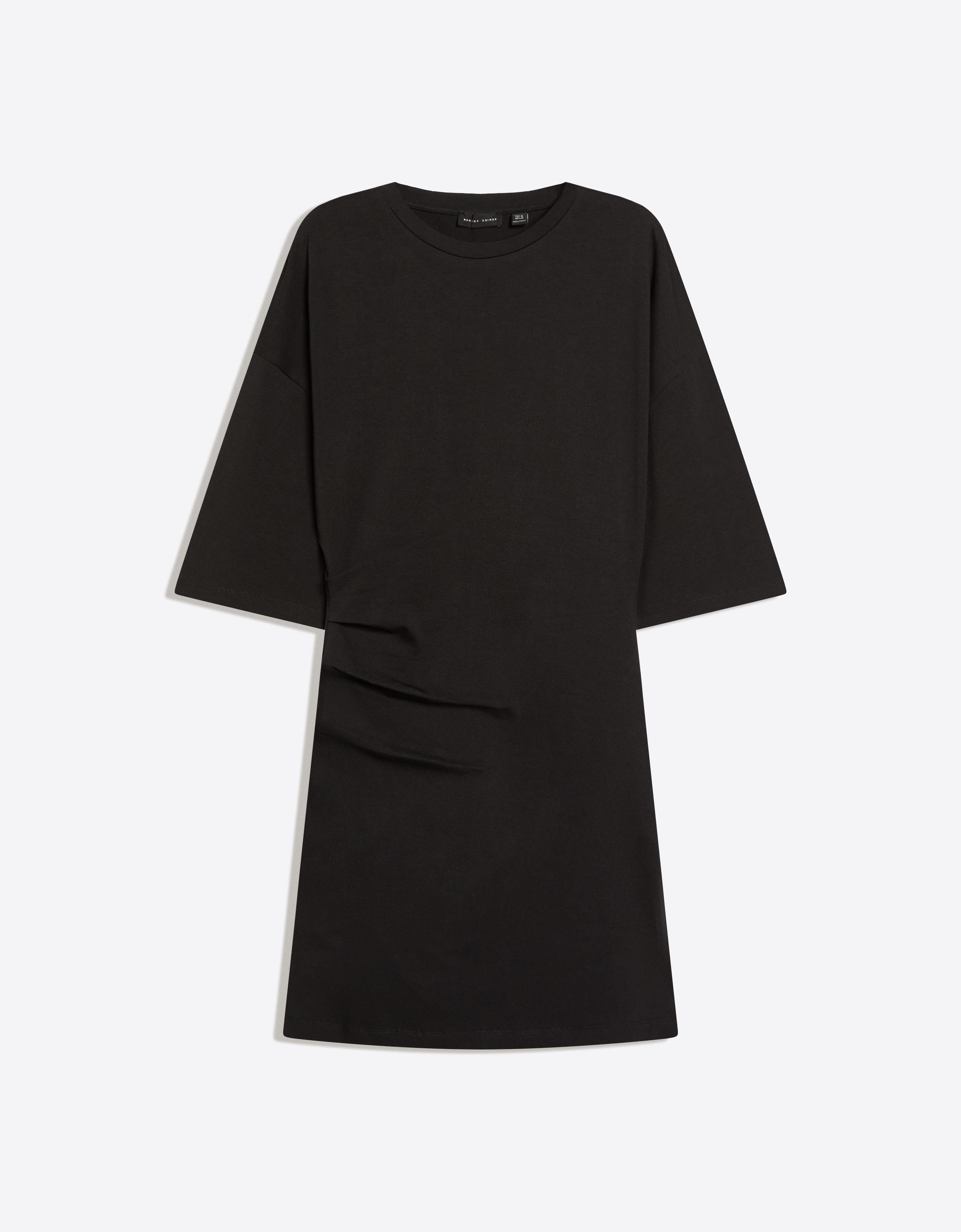 Büzgülü mini elbise - Görsel 6