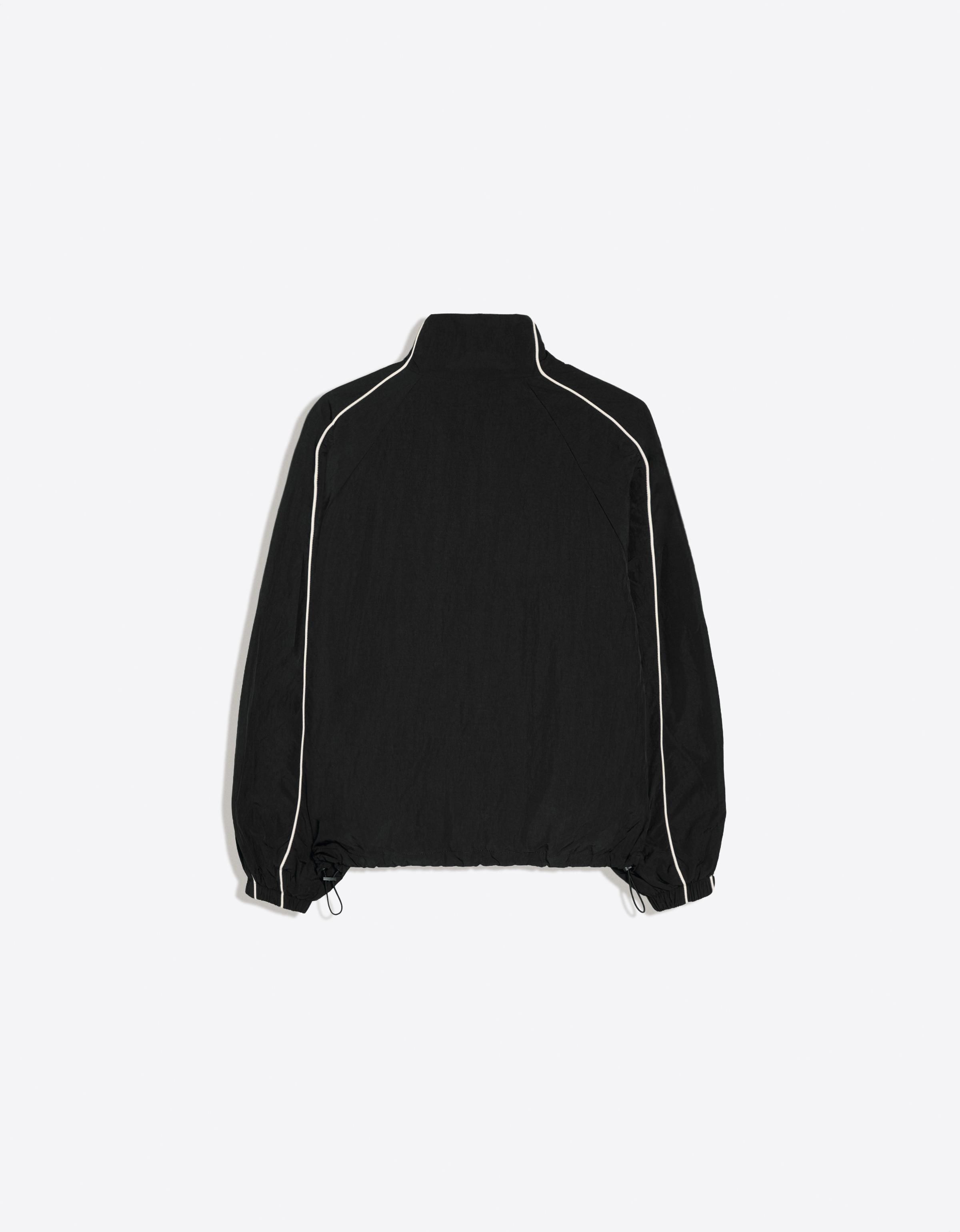 Contrast lightweight jacket — Black
