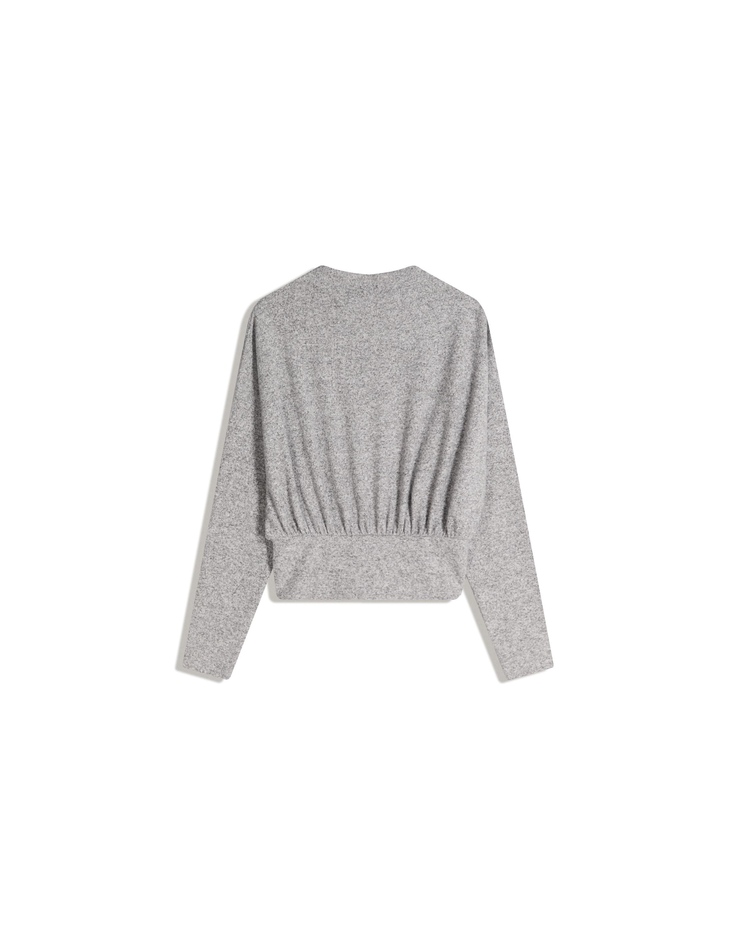 Mock neck jumper