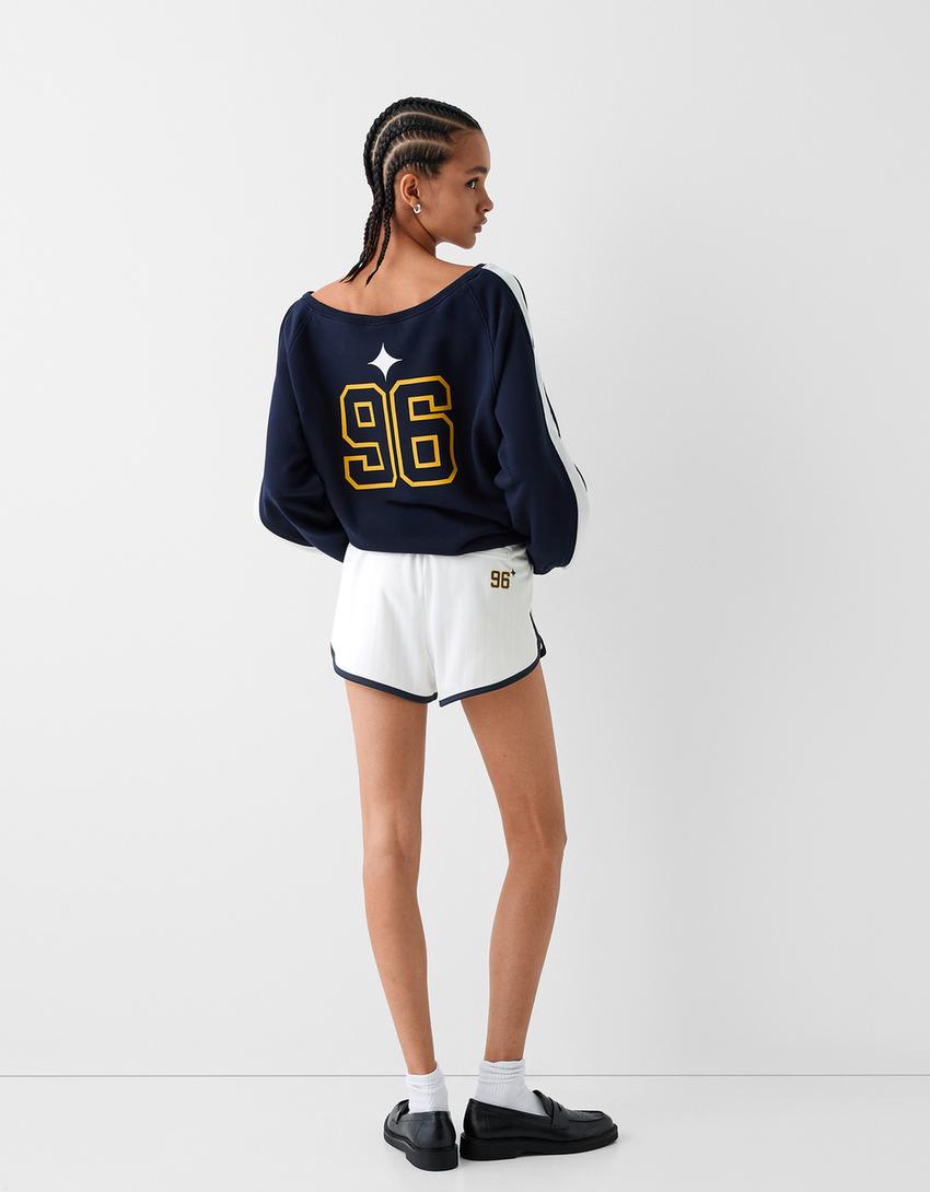 شورت لوس أنجلوس جالاكسي ساتان-كريمي-2