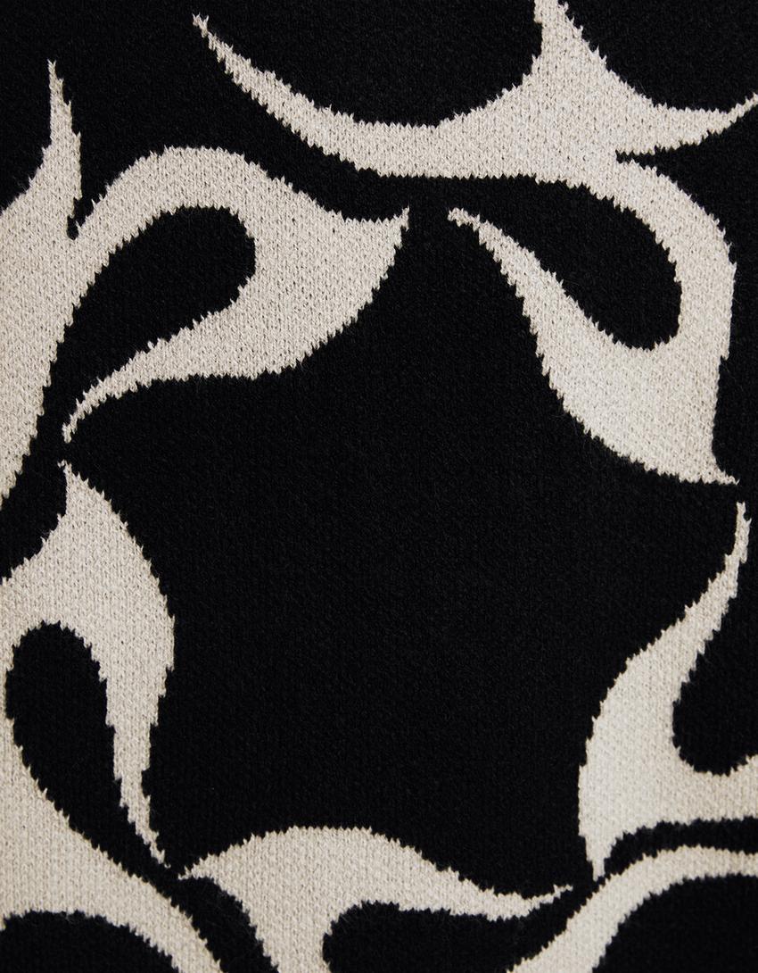 سويتر بطبعة-أسود-5