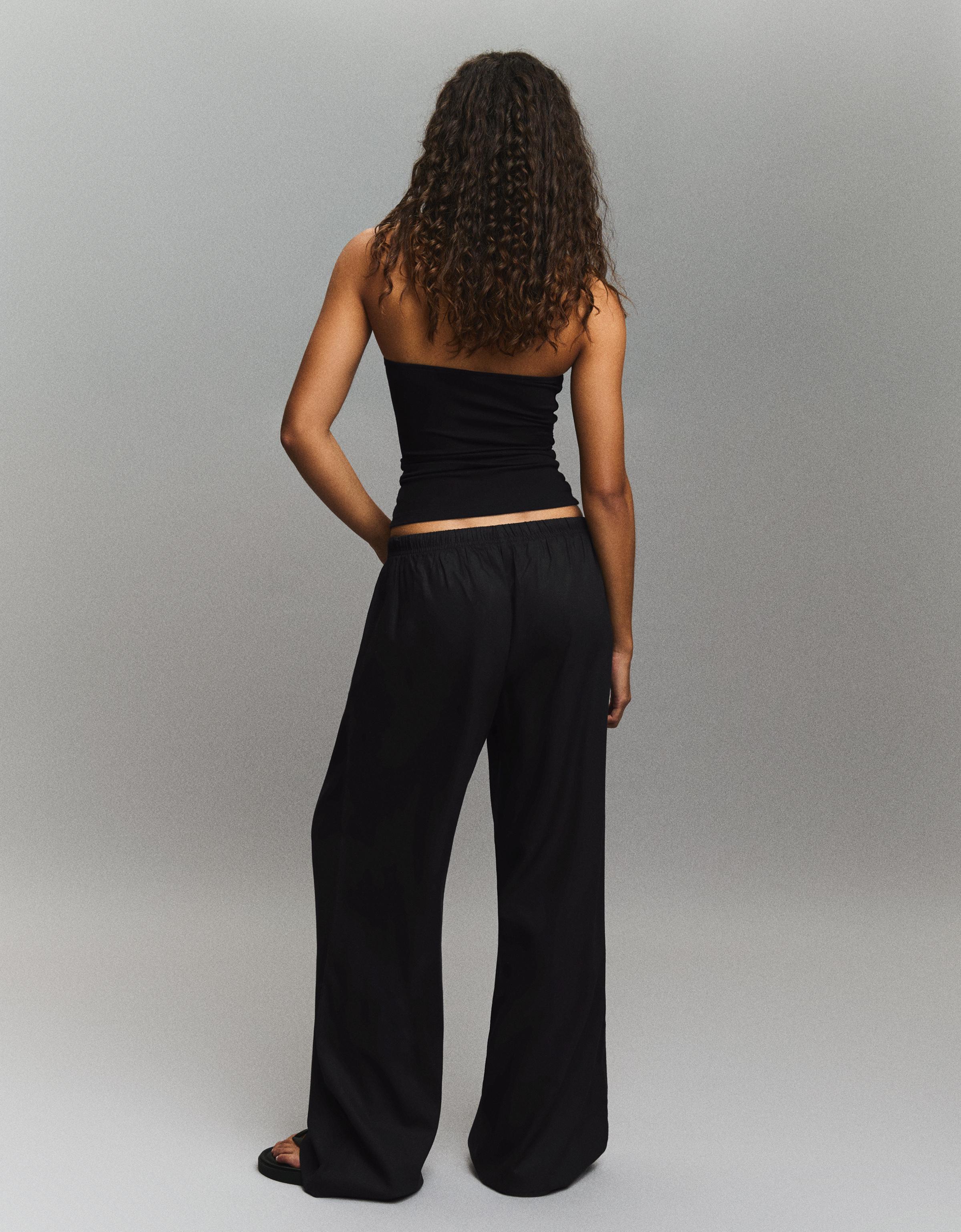 Beli lastikli pantolon - Görsel 81