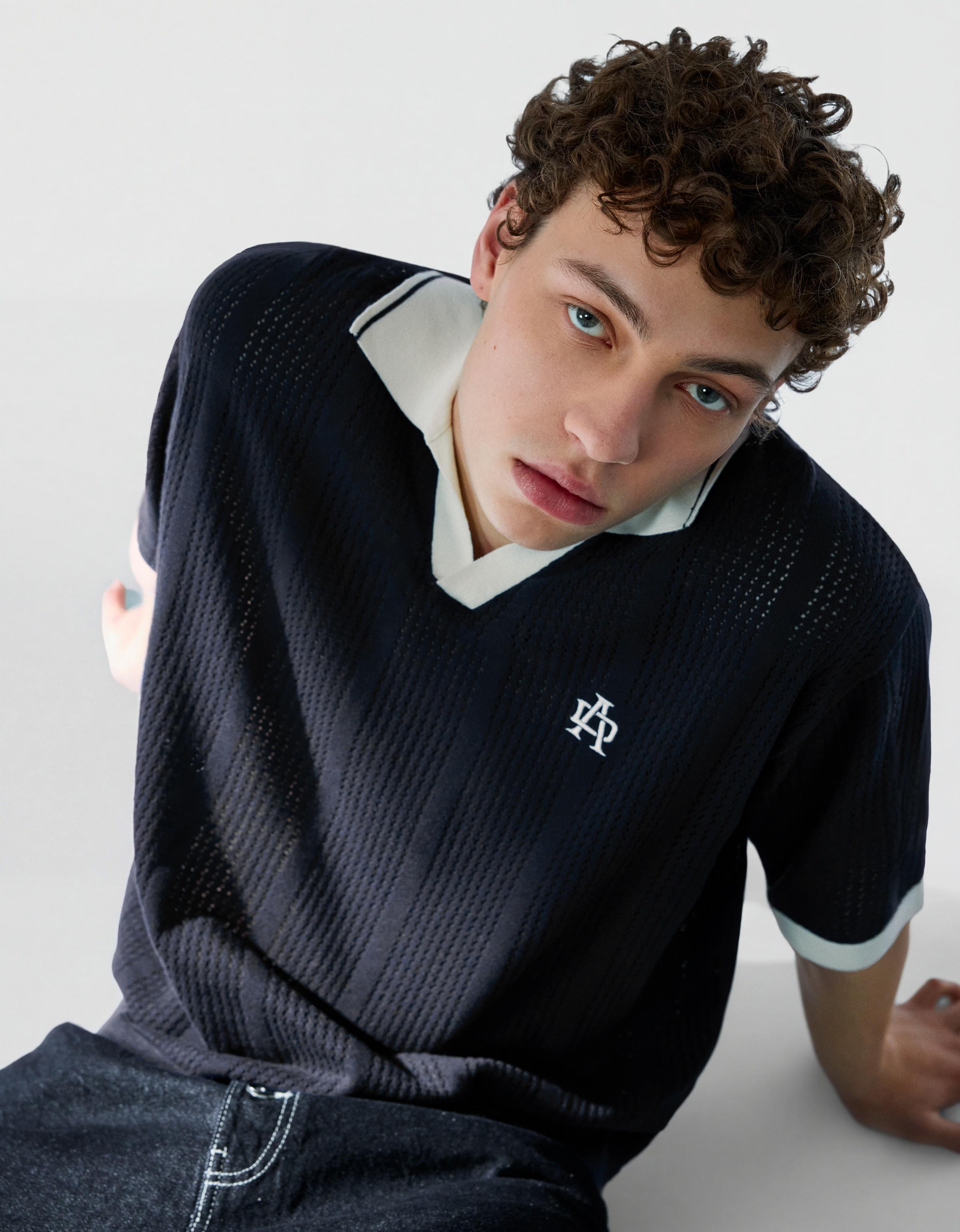 Kısa kollu baskılı polo - Görsel 85