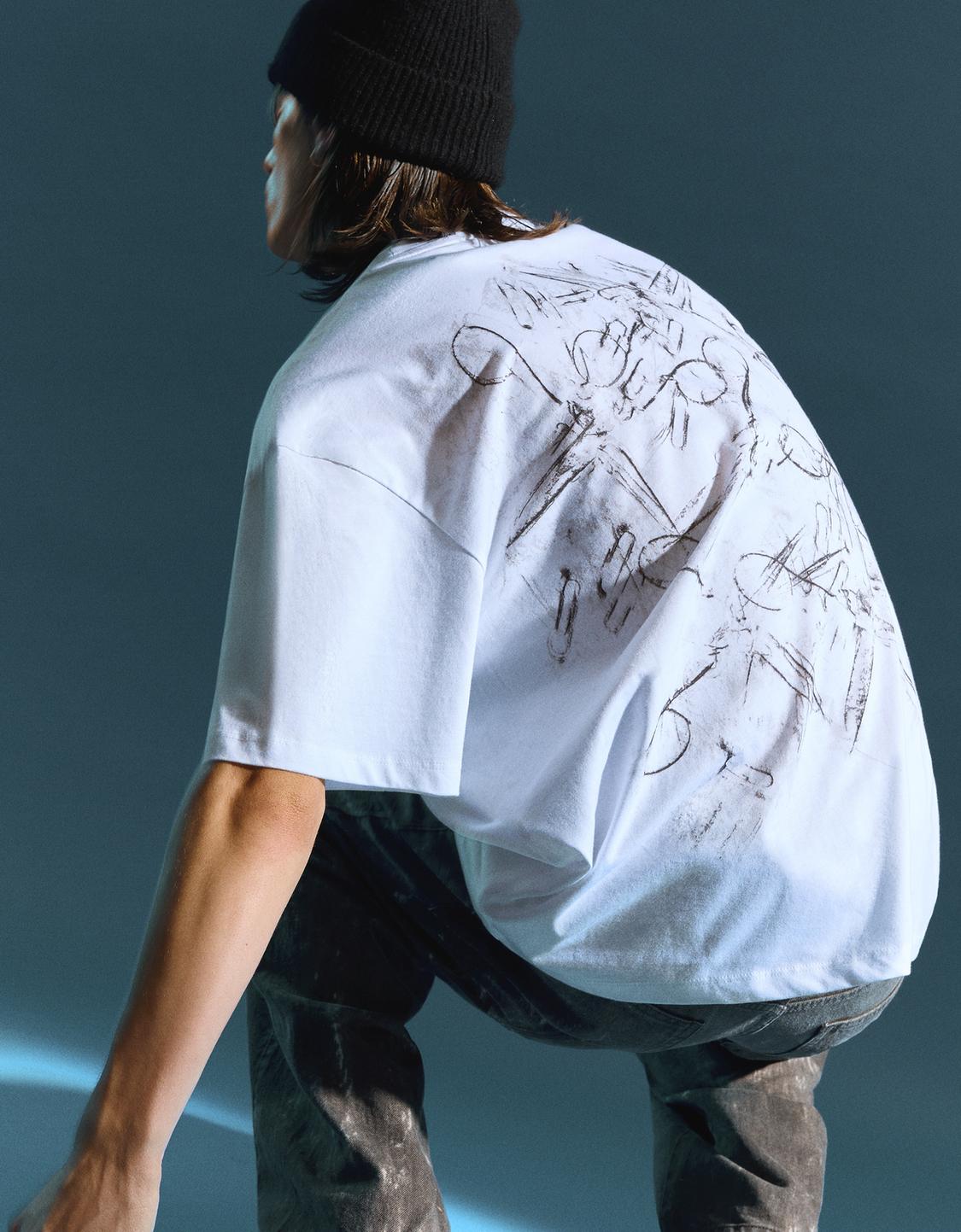 Short sleeve T-shirt with print