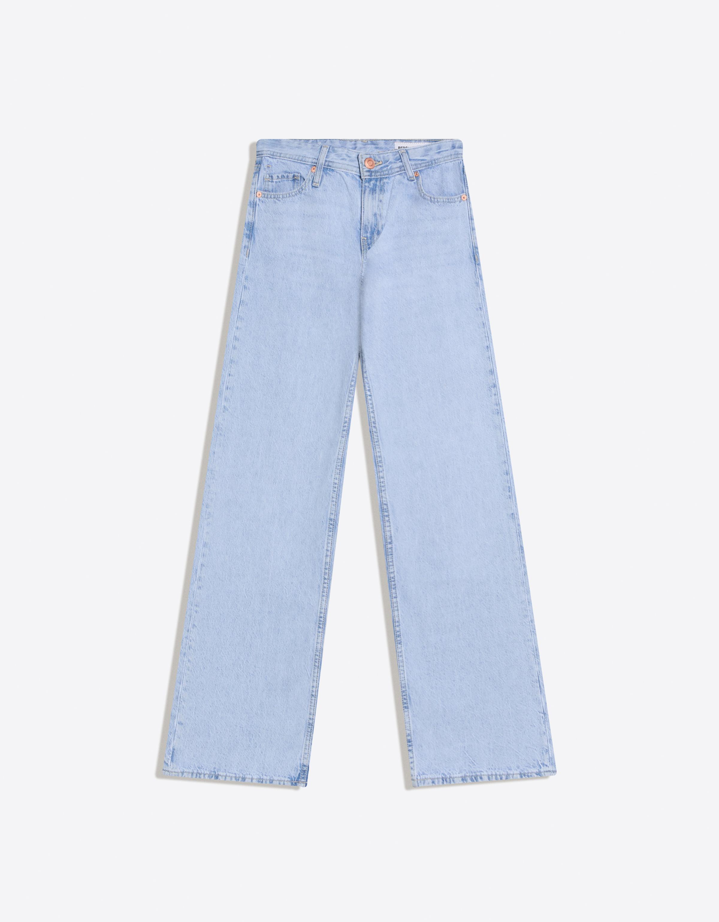 straight fit düşük bel jean - Görsel 35