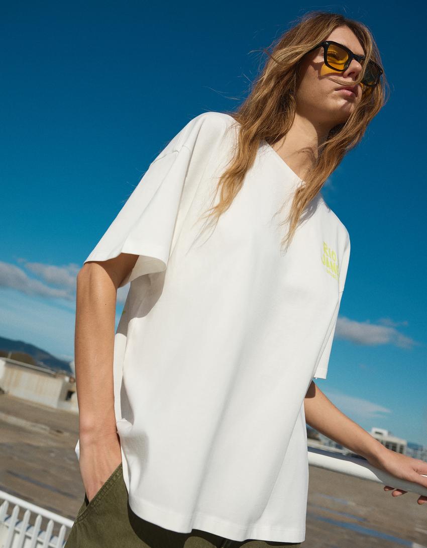 Short sleeve T-shirt-Off white