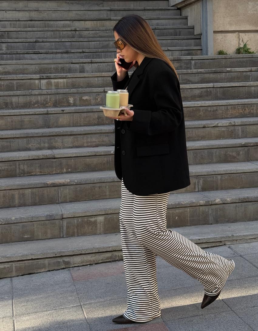 Oversize-Blazer-Schwarz